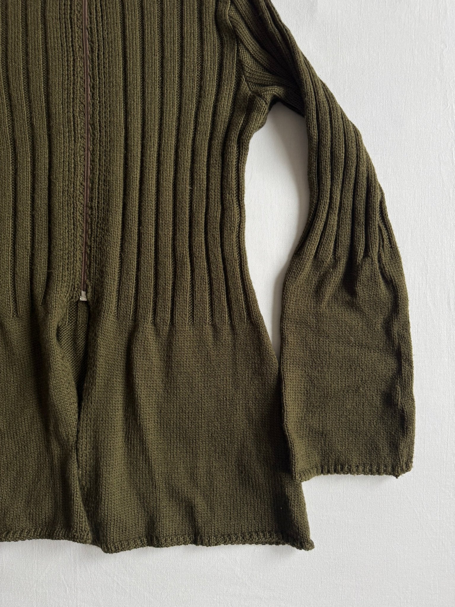 🧶 Cardigan Y2K Damă Pennyblack Verde Închis – M - anbracaminte