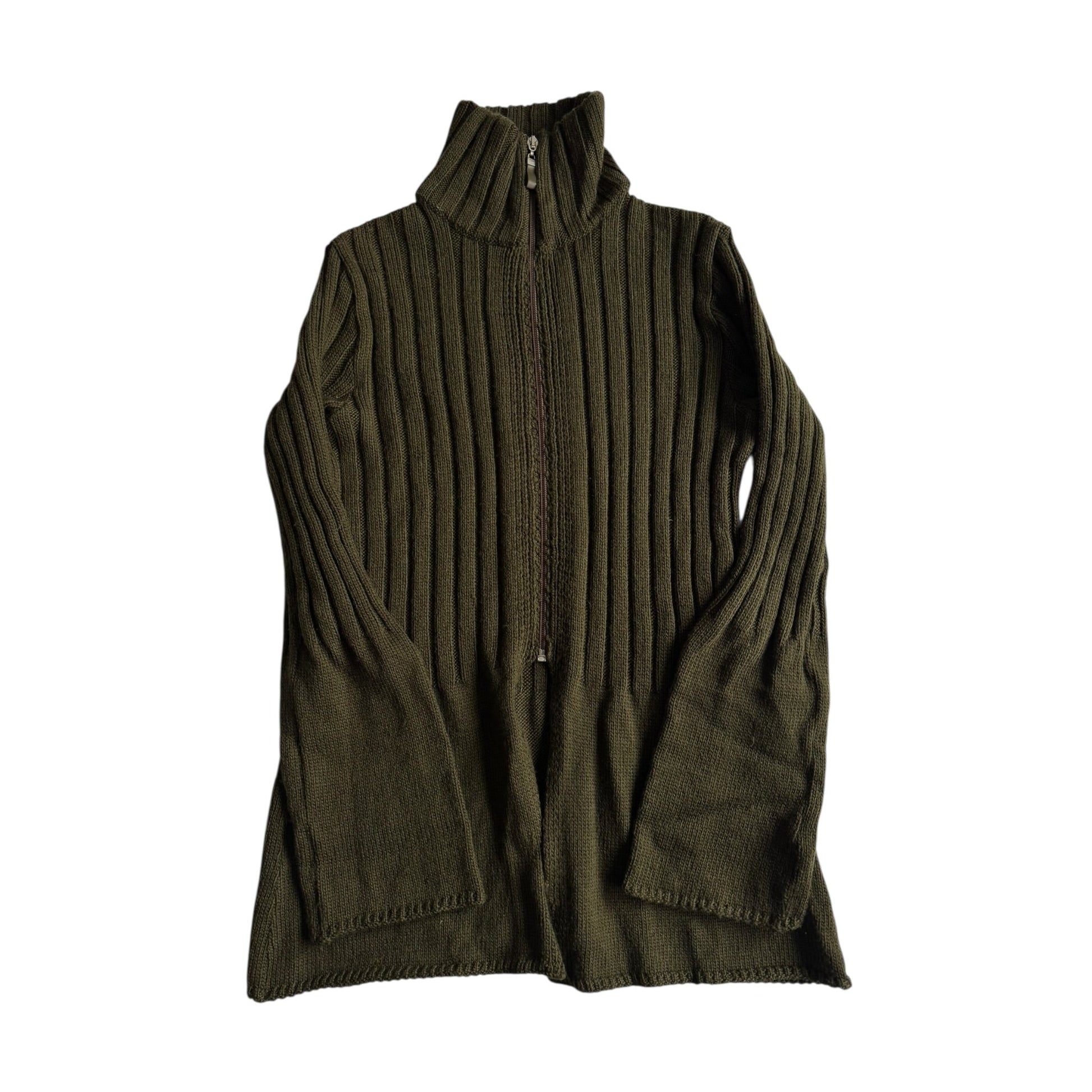 🧶 Cardigan Y2K Damă Pennyblack Verde Închis – M - anbracaminte