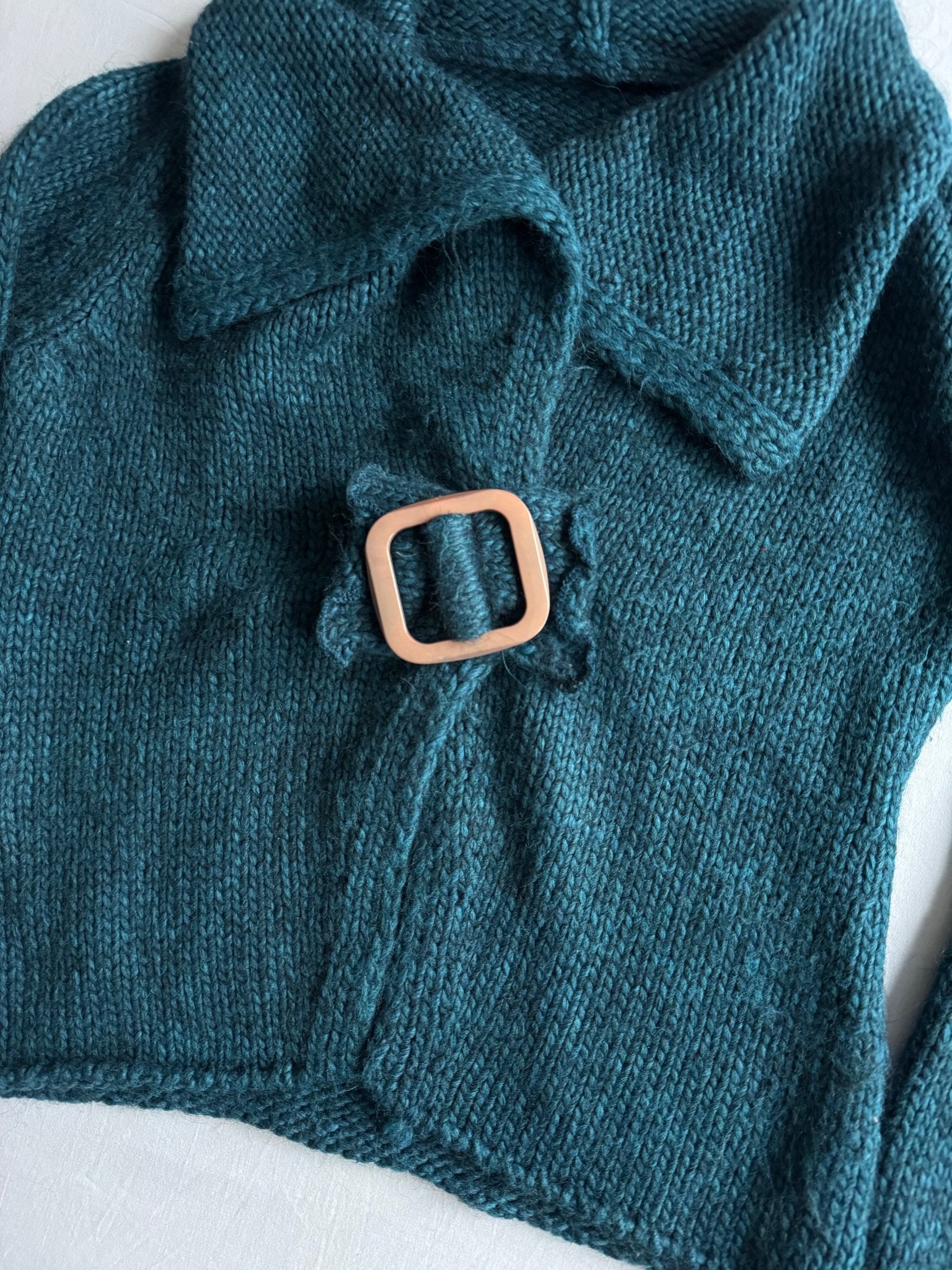 🧶 Cardigan Y2K Damă Turcoaz din Blend Premium – aprox. M - anbracaminte