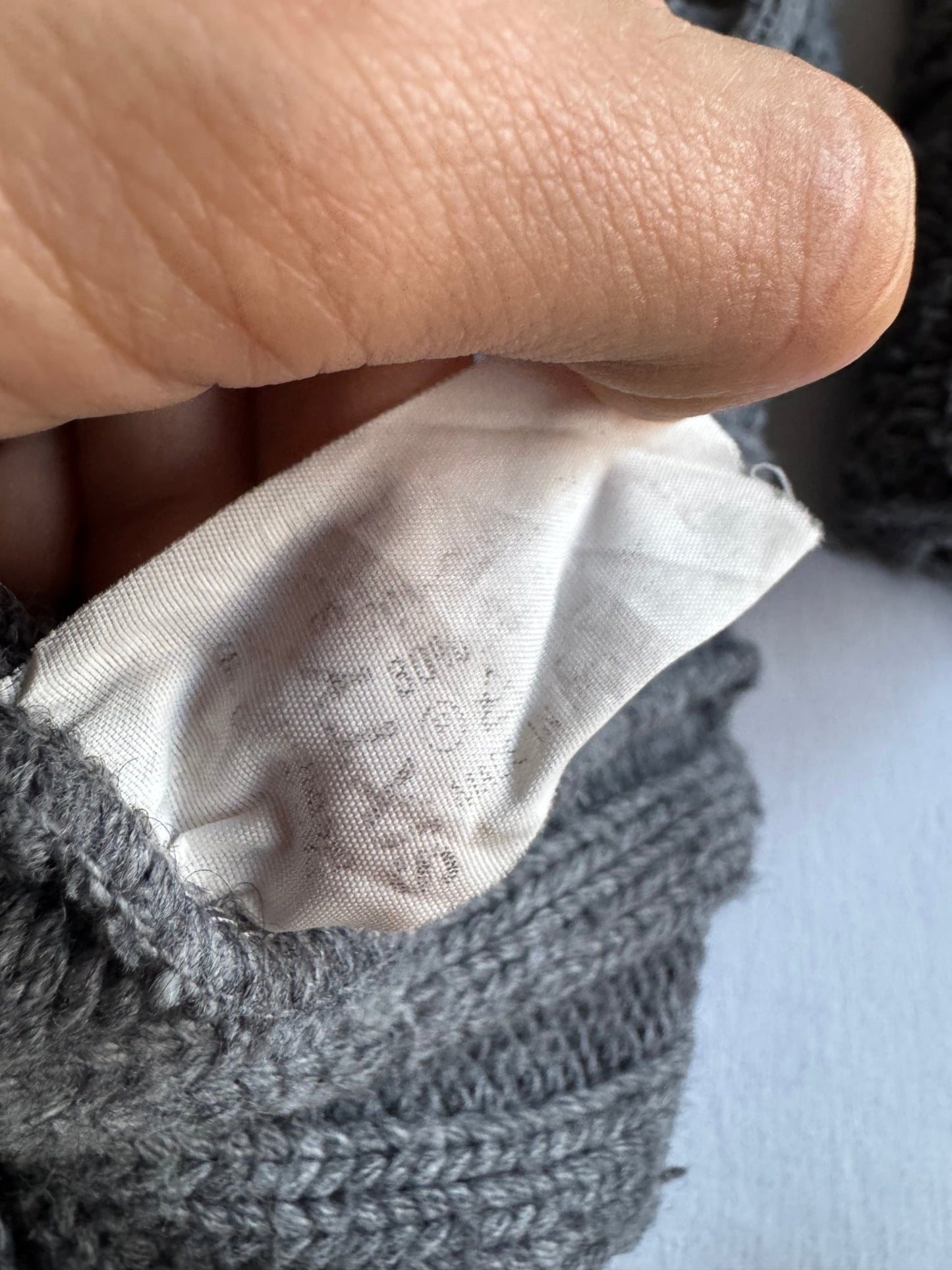 🐭 Cardigan Y2K Gri din Blend Lână Miss Sixty – M - anbracaminte