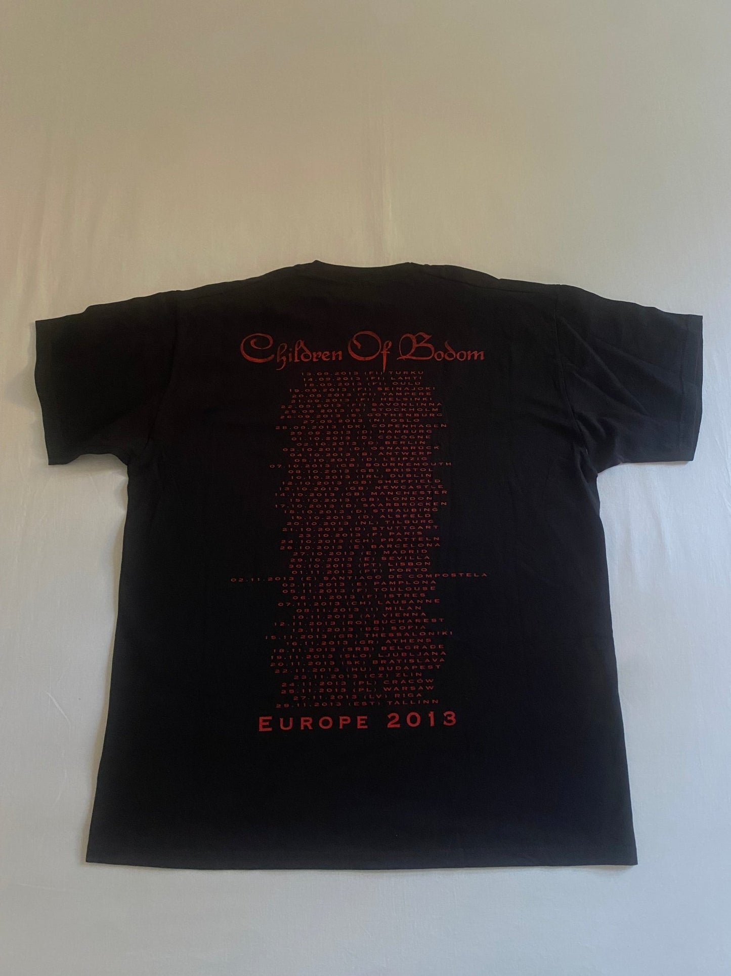 Children of Bodom 2013 Tour Tee - anbracaminte