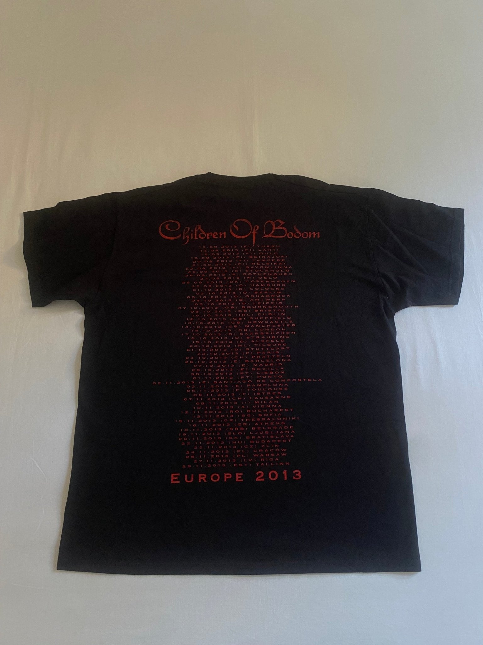 Children of Bodom 2013 Tour Tee - anbracaminte