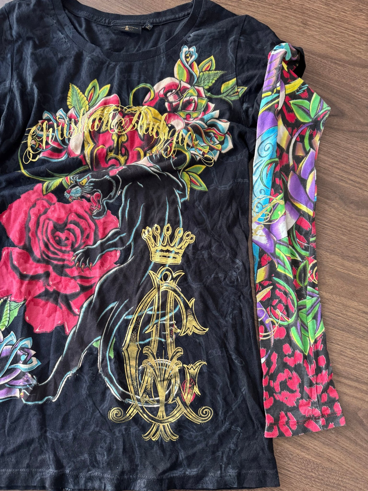 Christian Audigier Top Y2K Femei | Printed | L - anbracaminte