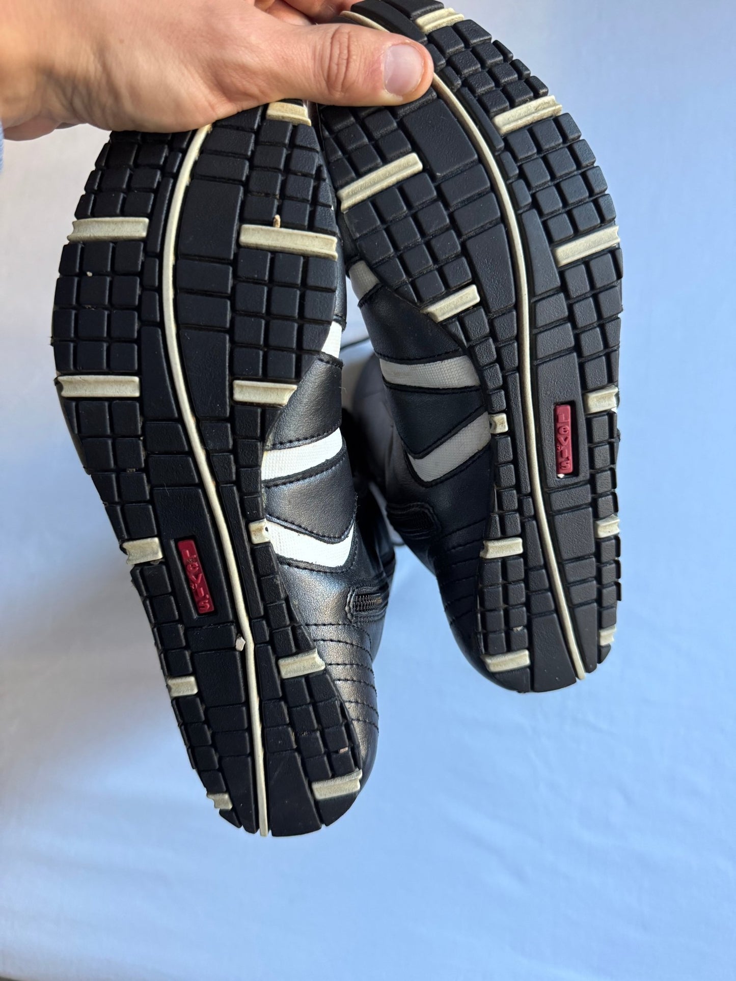 🥊 Cizme vintage Levi’s Boxing – piele neagră – mărimea 39 - anbracaminte