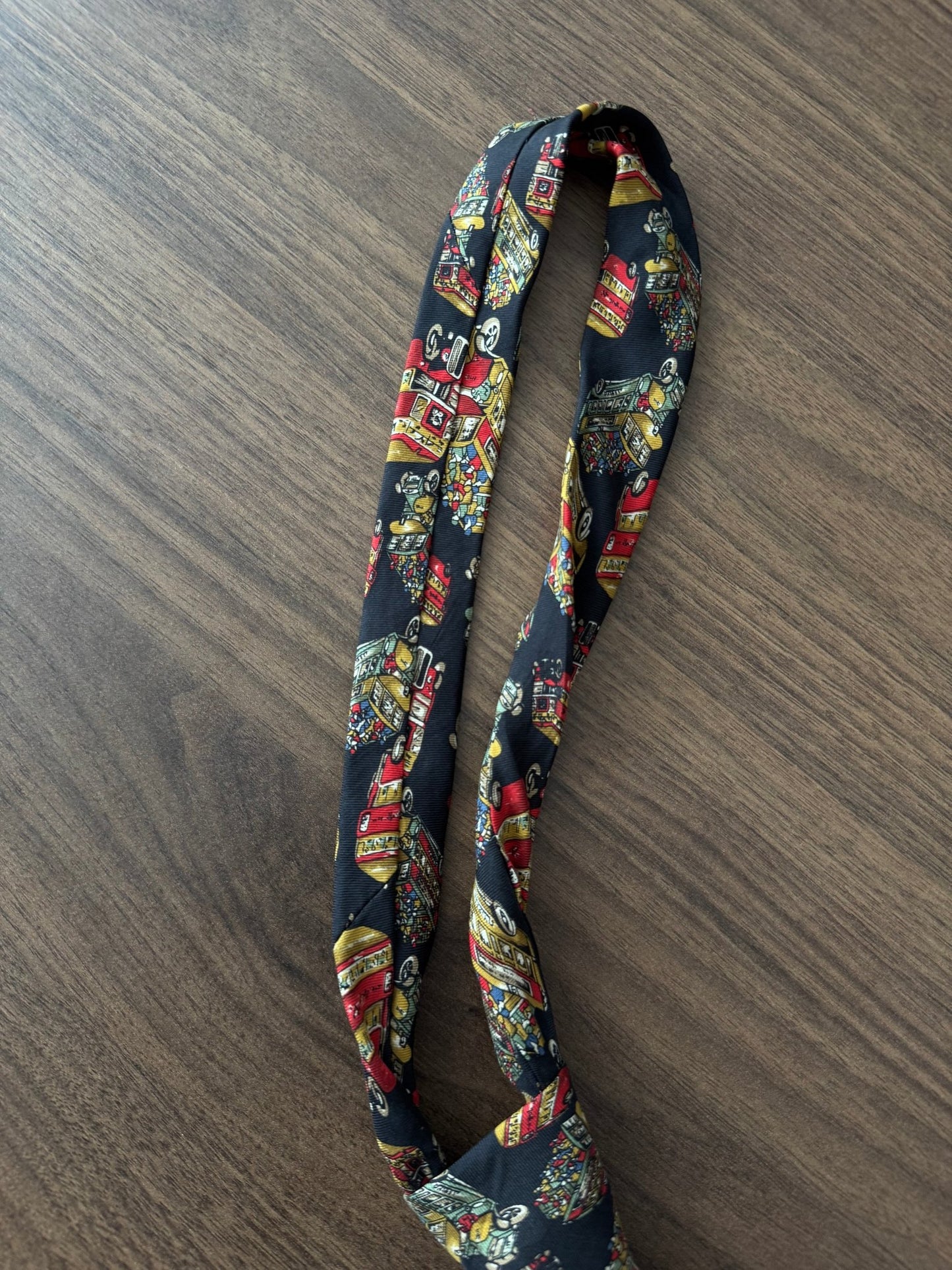 👔 Cravată Printed Hugo Boss Vintage | Mătase Naturală | Made in Italy - anbracaminte