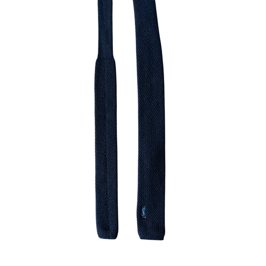 👔 Cravată Tricotată Navy Lană Yves Saint Laurent Vintage | YSL - anbracaminte
