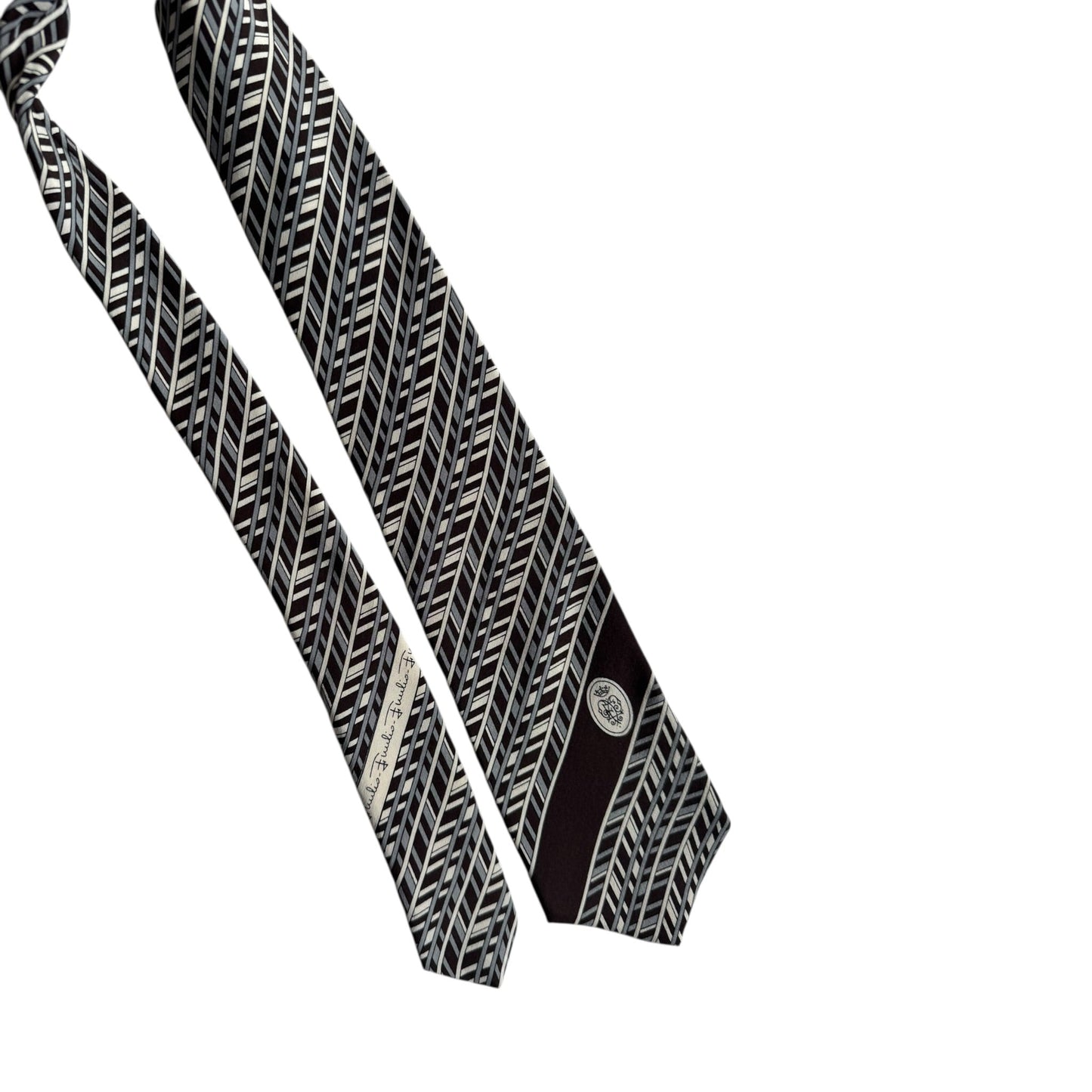 👔 Cravată Vintage Emilio Pucci din Mătase cu Print – Made in Italy - anbracaminte