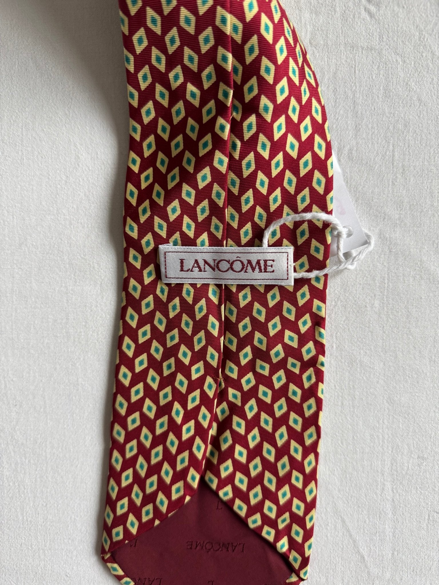 👔 Cravată Vintage Lancôme din Mătase - anbracaminte