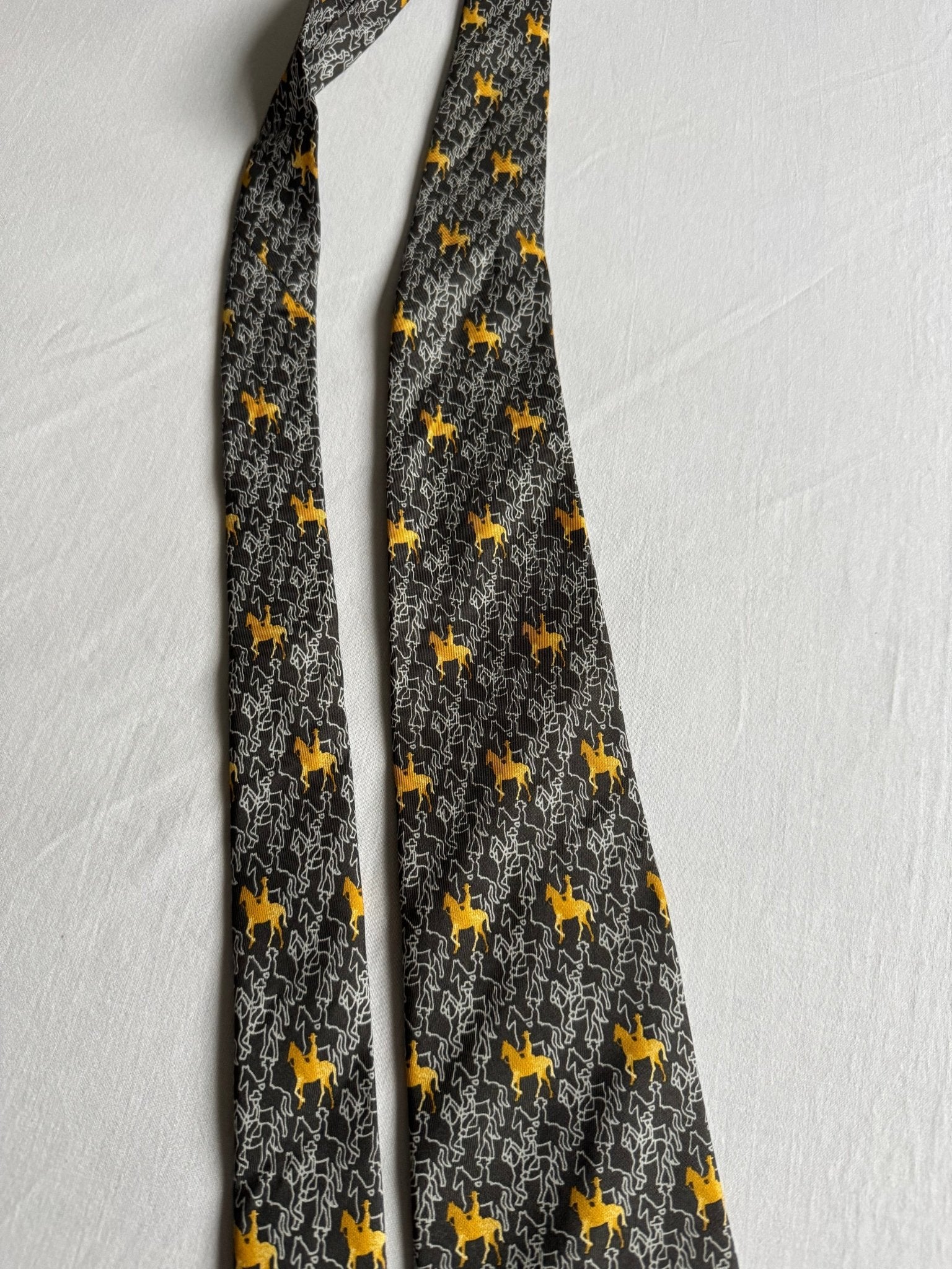 👔 Cravată Vintage Loewe din Mătase – Made in Spain - anbracaminte
