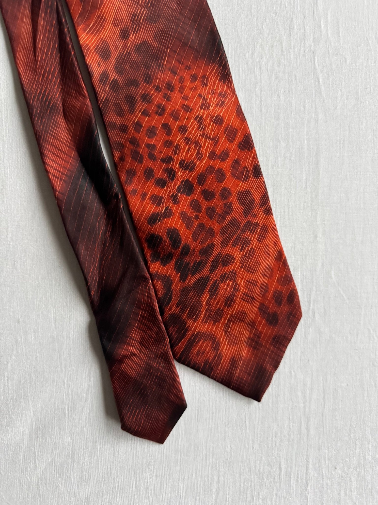 🐆 Cravată Vintage Roberto Cavalli Animal Print din Mătase – Made in Italy - anbracaminte