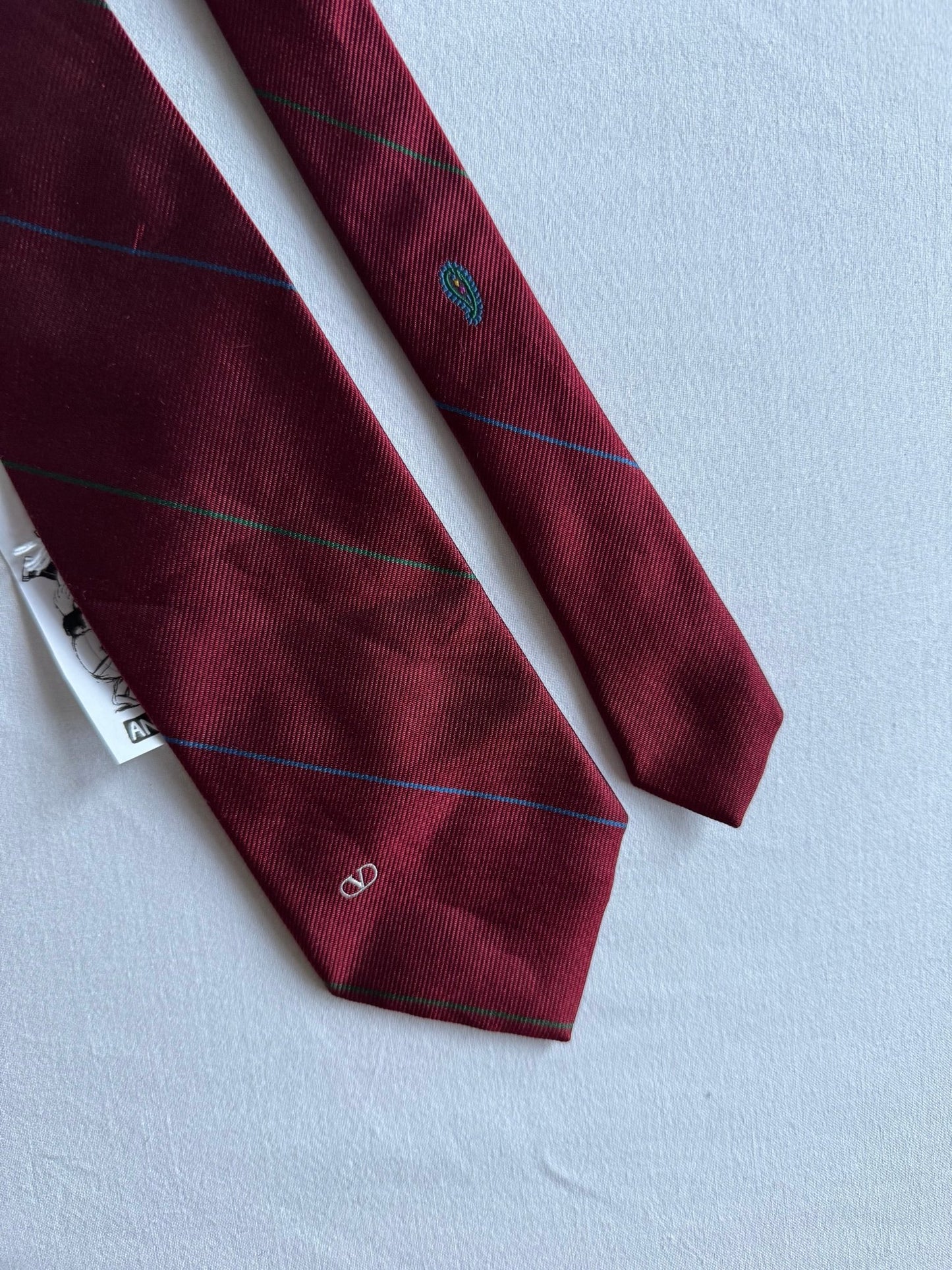 👔 Cravată Vintage Valentino din Mătase (Made in Italy) - anbracaminte