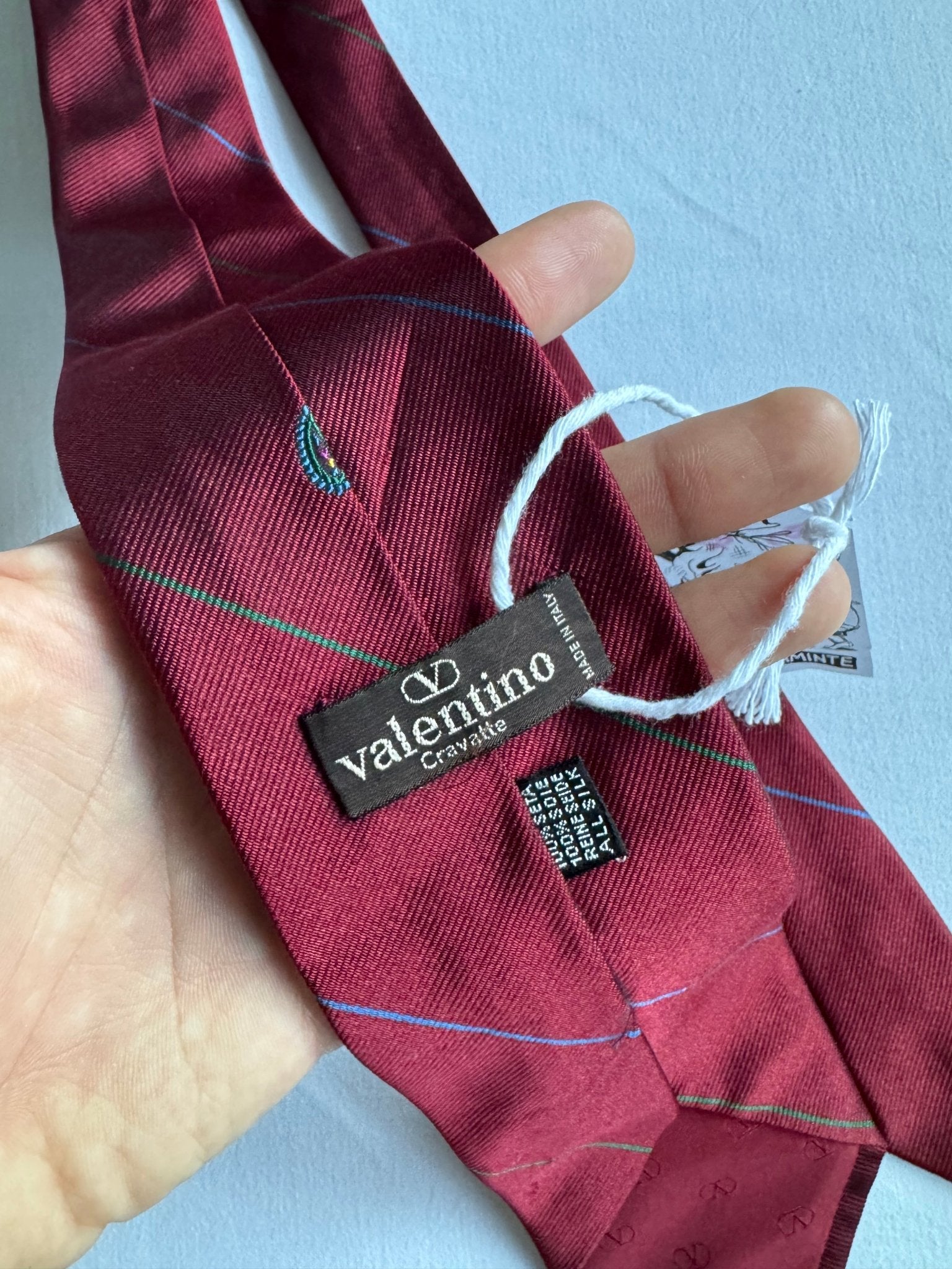 👔 Cravată Vintage Valentino din Mătase (Made in Italy) - anbracaminte