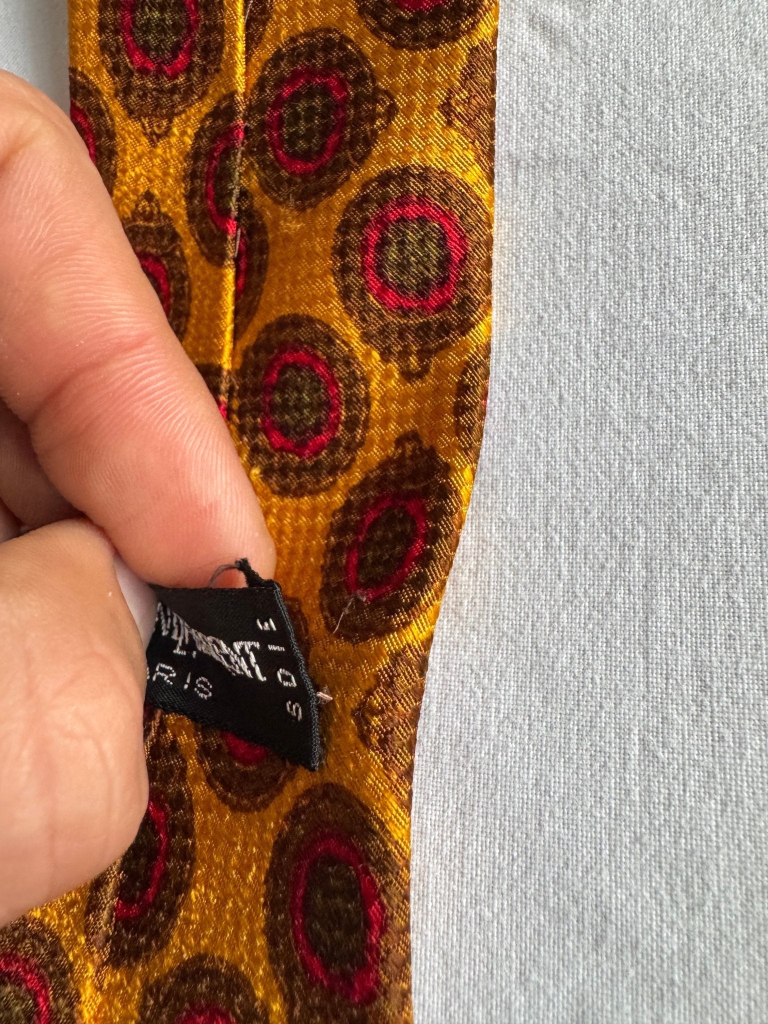 👔 Cravată Vintage Yves Saint Laurent din Mătase - anbracaminte