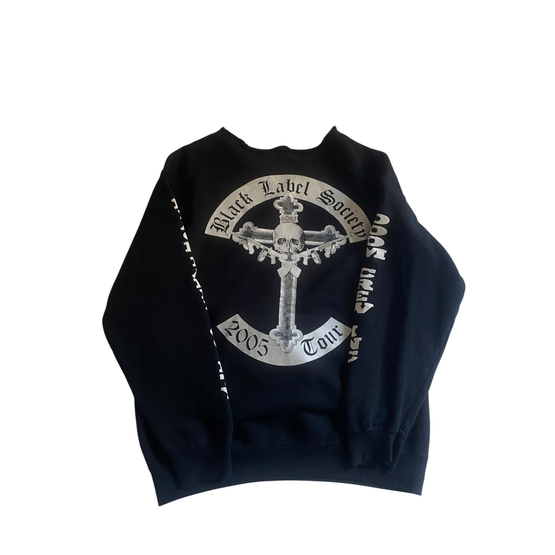 Crewneck Vintage Black Label Society – 2005 Tour – Distressed – Men’s L - anbracaminte