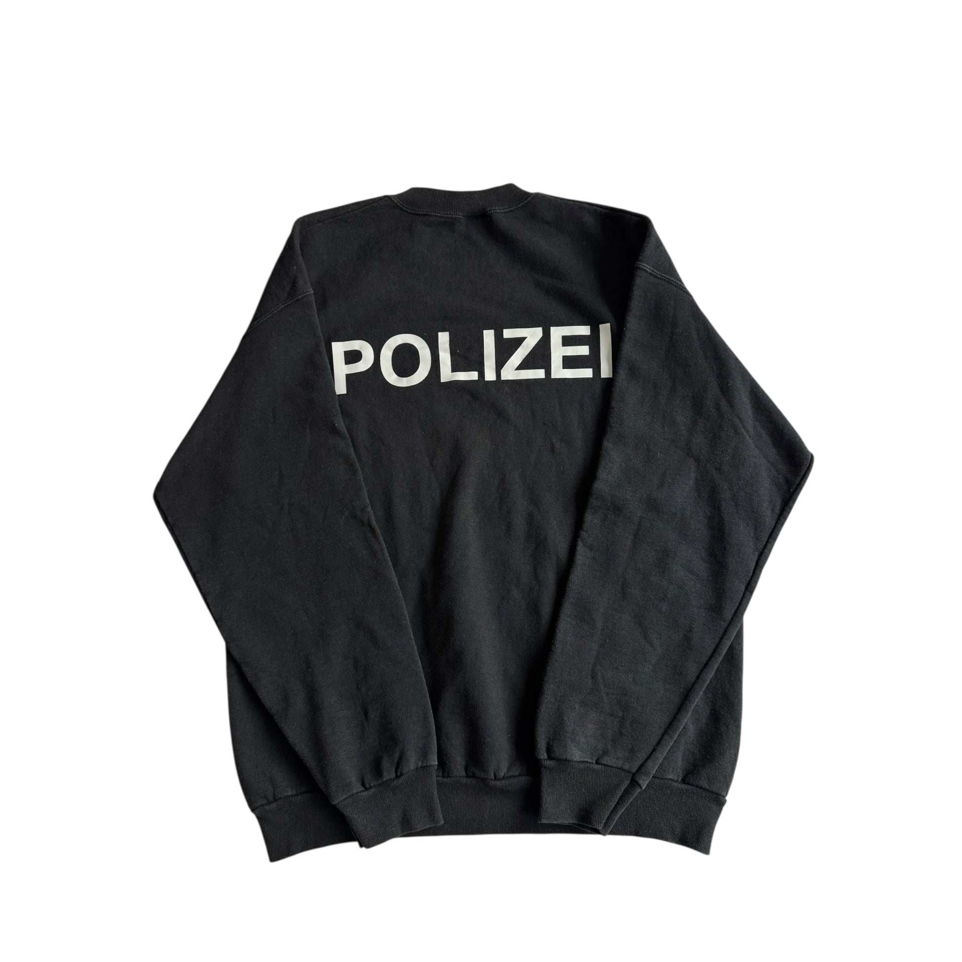 👮‍♀️ Crewneck Vintage German Polizei – Mărimea L - anbracaminte
