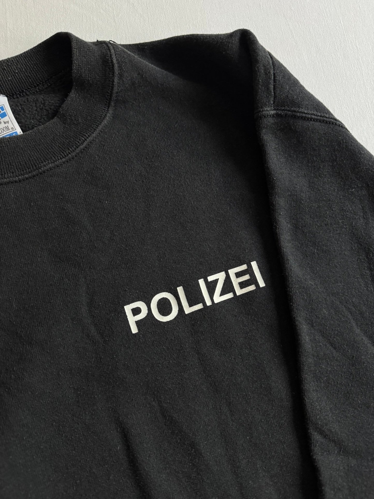 👮‍♀️ Crewneck Vintage German Polizei – Mărimea L - anbracaminte