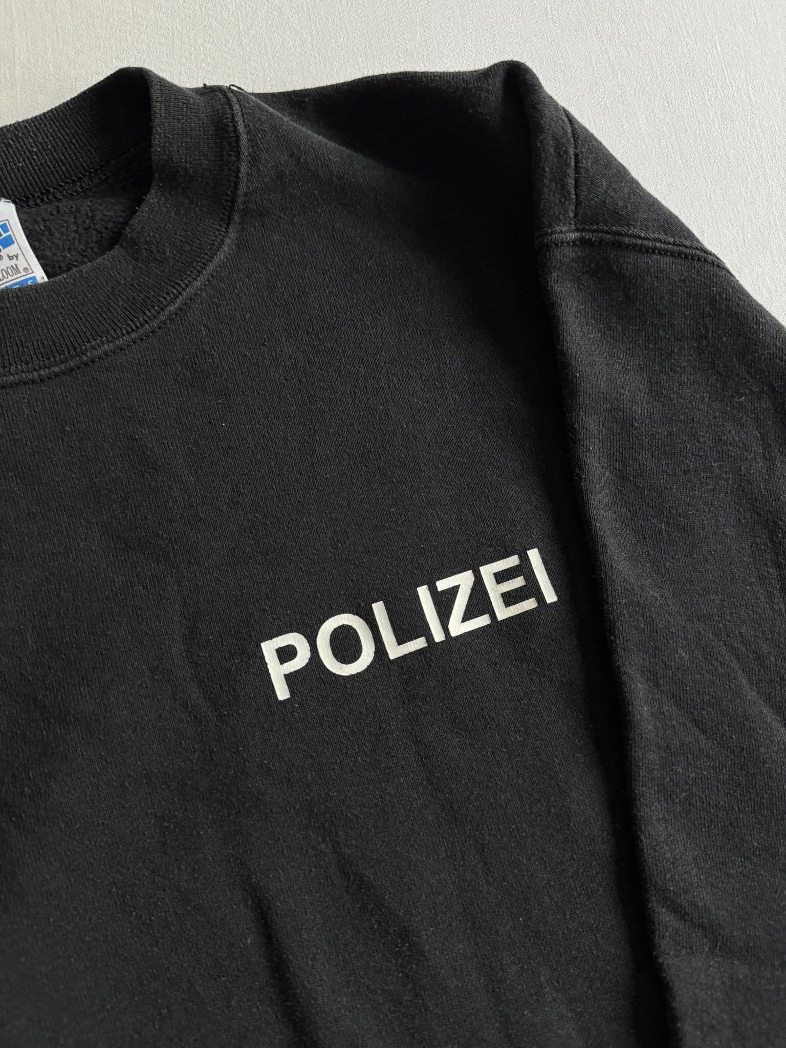 👮‍♀️ Crewneck Vintage German Polizei – Mărimea L - anbracaminte