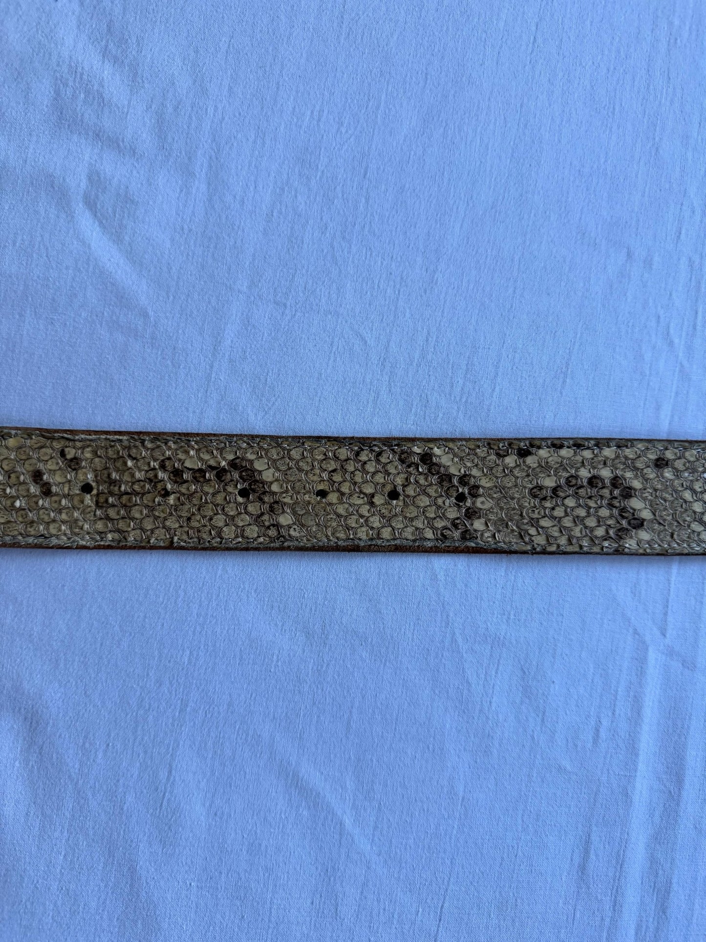 🐍 Curea vintage din piele de șarpe – 91 cm - anbracaminte