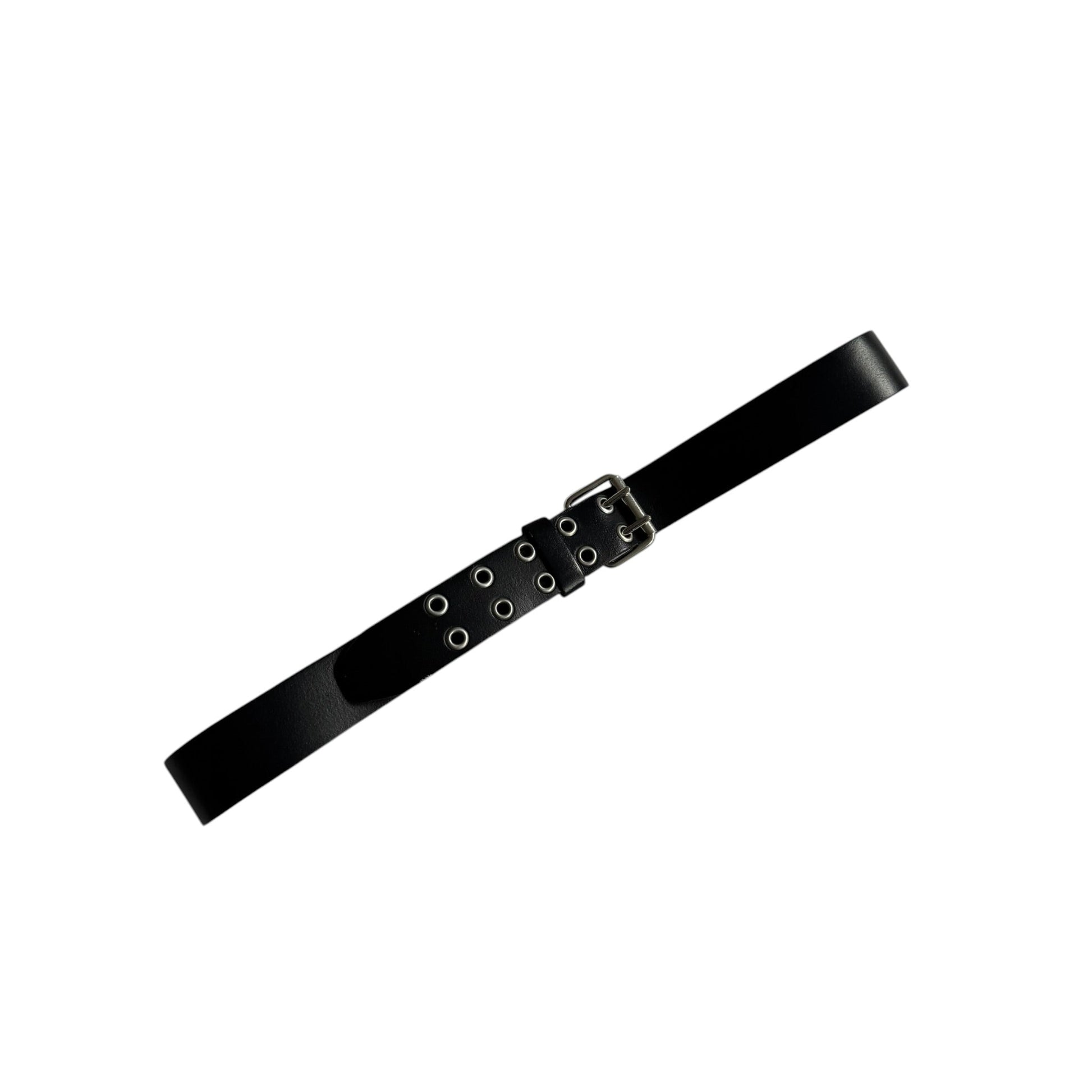 🇫🇷 Curea Vintage din Piele de Vițel Neagră – 110 cm | Made in France - anbracaminte