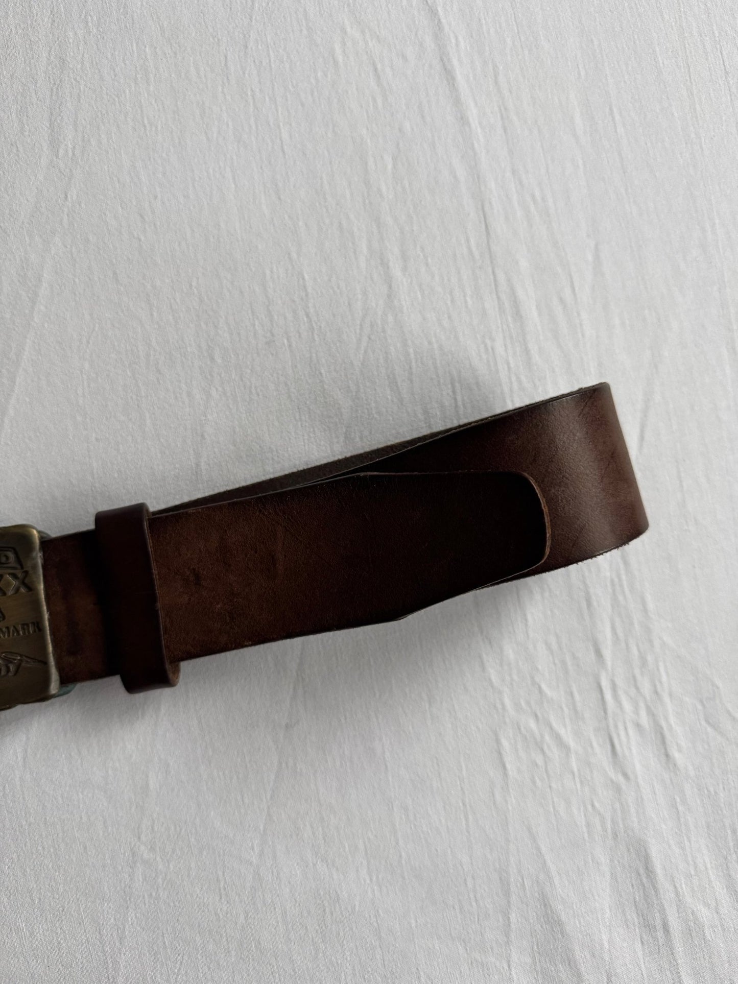 🤠 Curea Vintage Levi’s din Piele Full Grain Maro cu Cataramă – 105 cm - anbracaminte