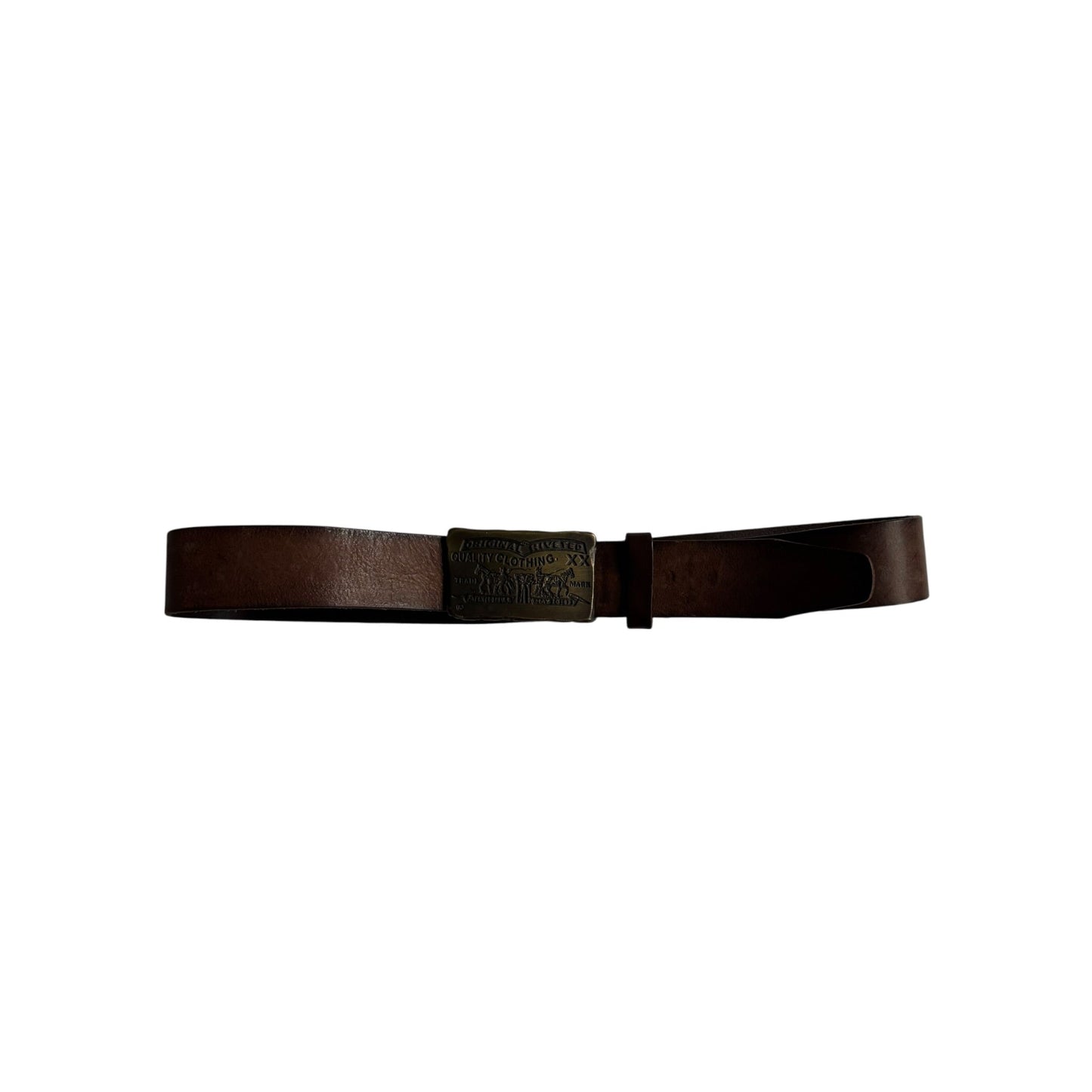 🤠 Curea Vintage Levi’s din Piele Full Grain Maro cu Cataramă – 105 cm - anbracaminte