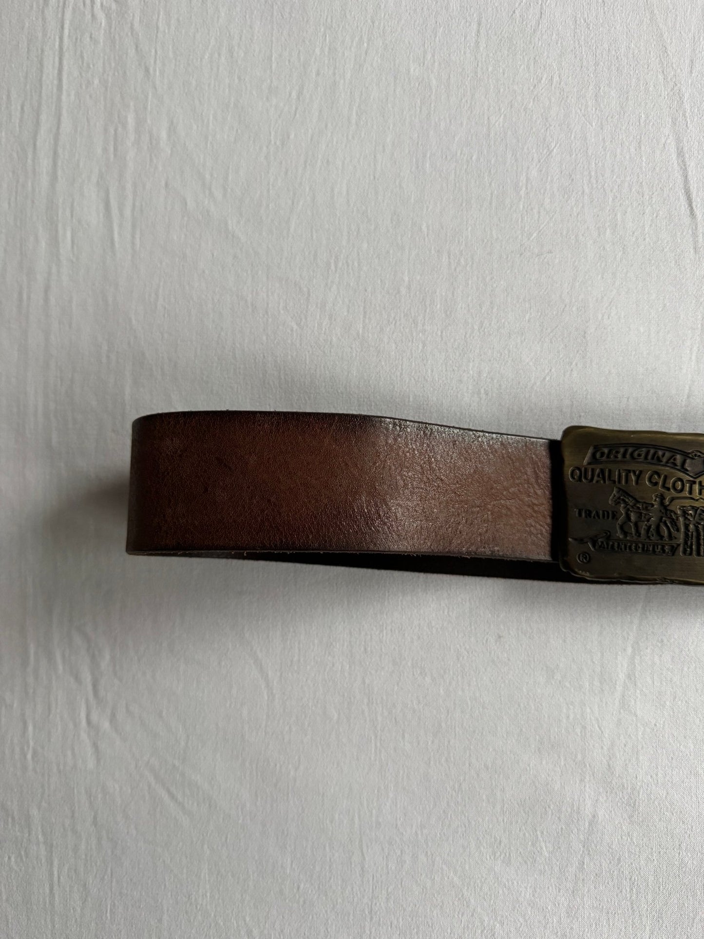 🤠 Curea Vintage Levi’s din Piele Full Grain Maro cu Cataramă – 105 cm - anbracaminte