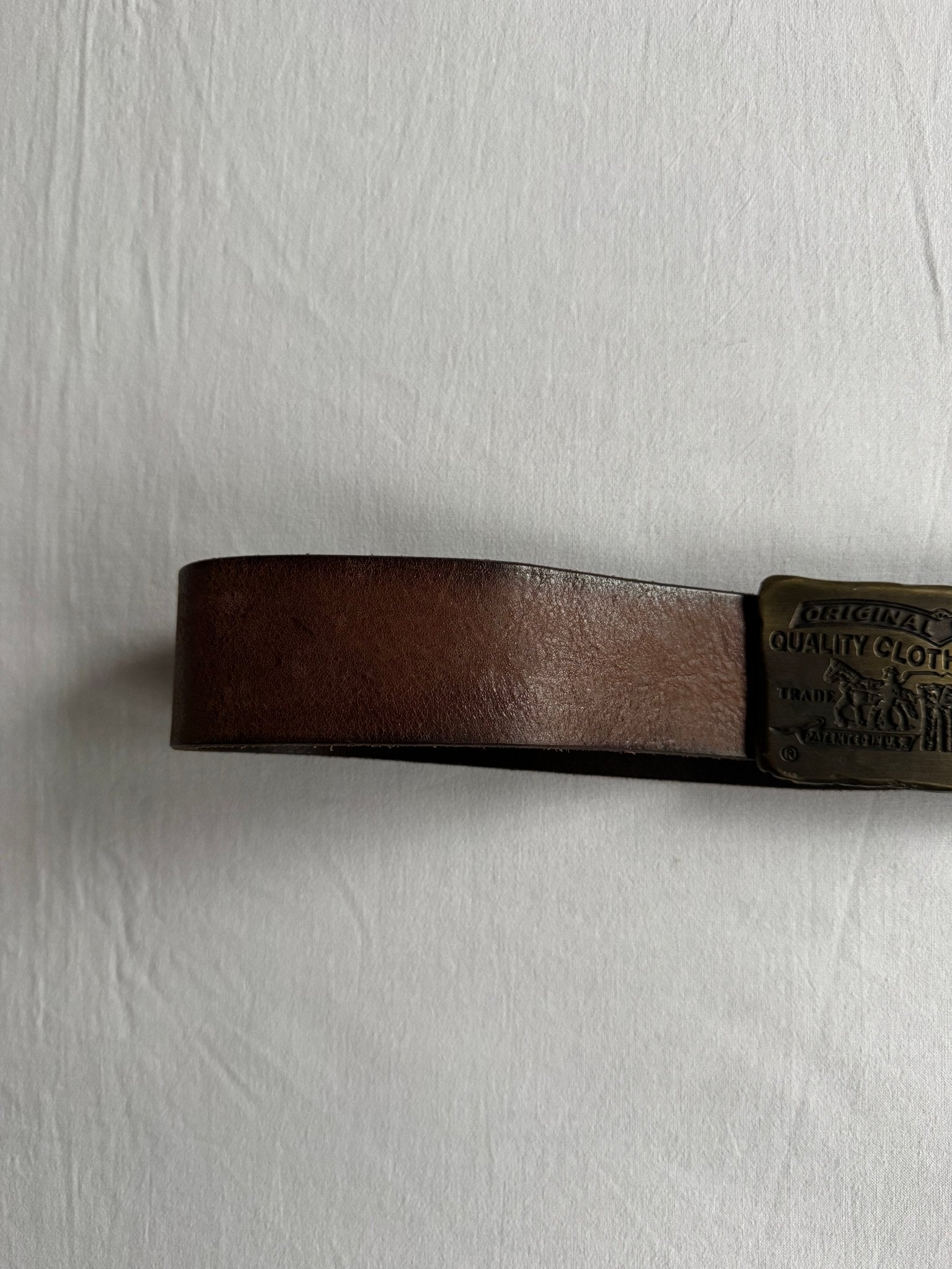 🤠 Curea Vintage Levi’s din Piele Full Grain Maro cu Cataramă – 105 cm - anbracaminte