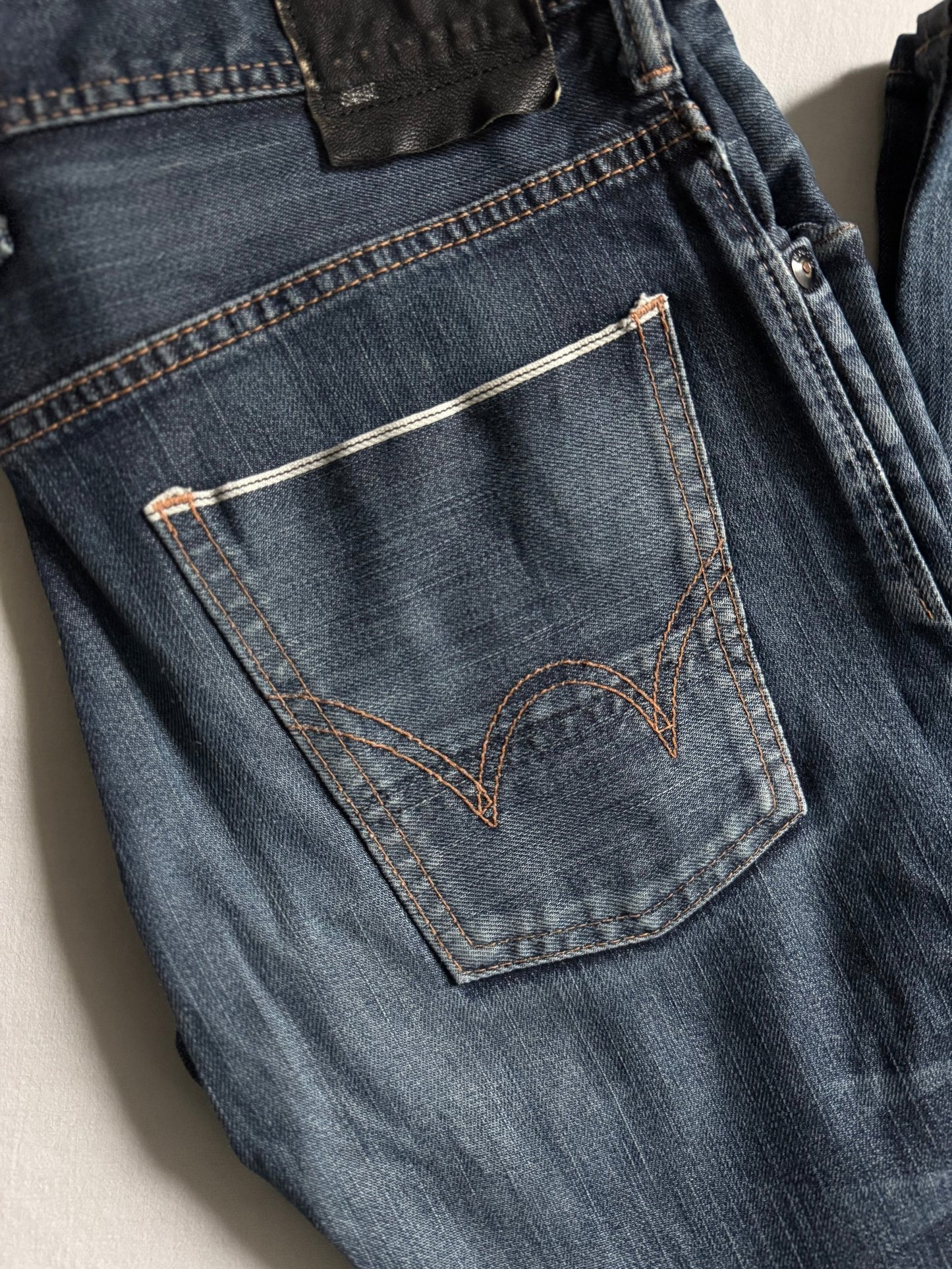 🇯🇵 👖 Edwin SK505S Selvedge Denim Jeans – Skinny Fit – W30 / EU 40 – Made in Japan - anbracaminte