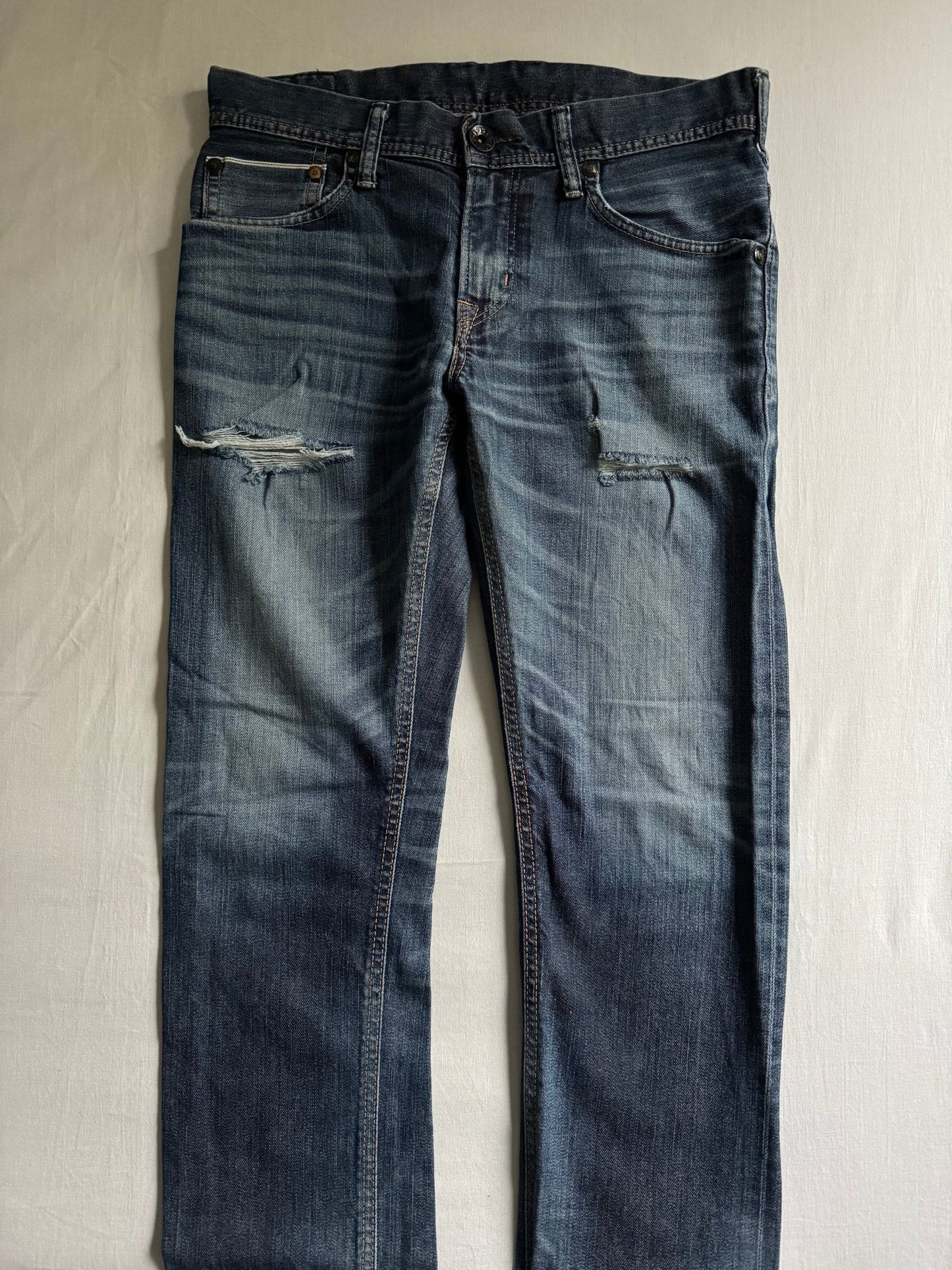 🇯🇵 👖 Edwin SK505S Selvedge Denim Jeans – Skinny Fit – W30 / EU 40 – Made in Japan - anbracaminte