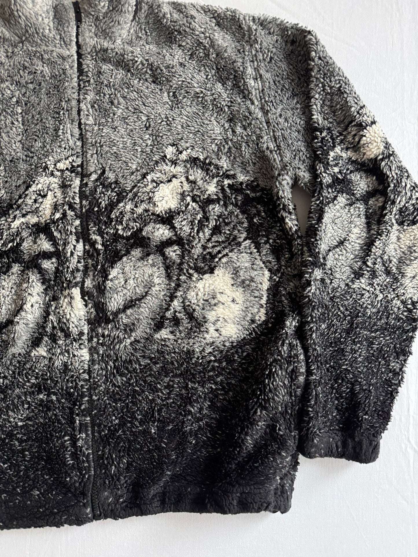 🐴 Fleece Vintage cu Print Cai – Mărimea M - anbracaminte