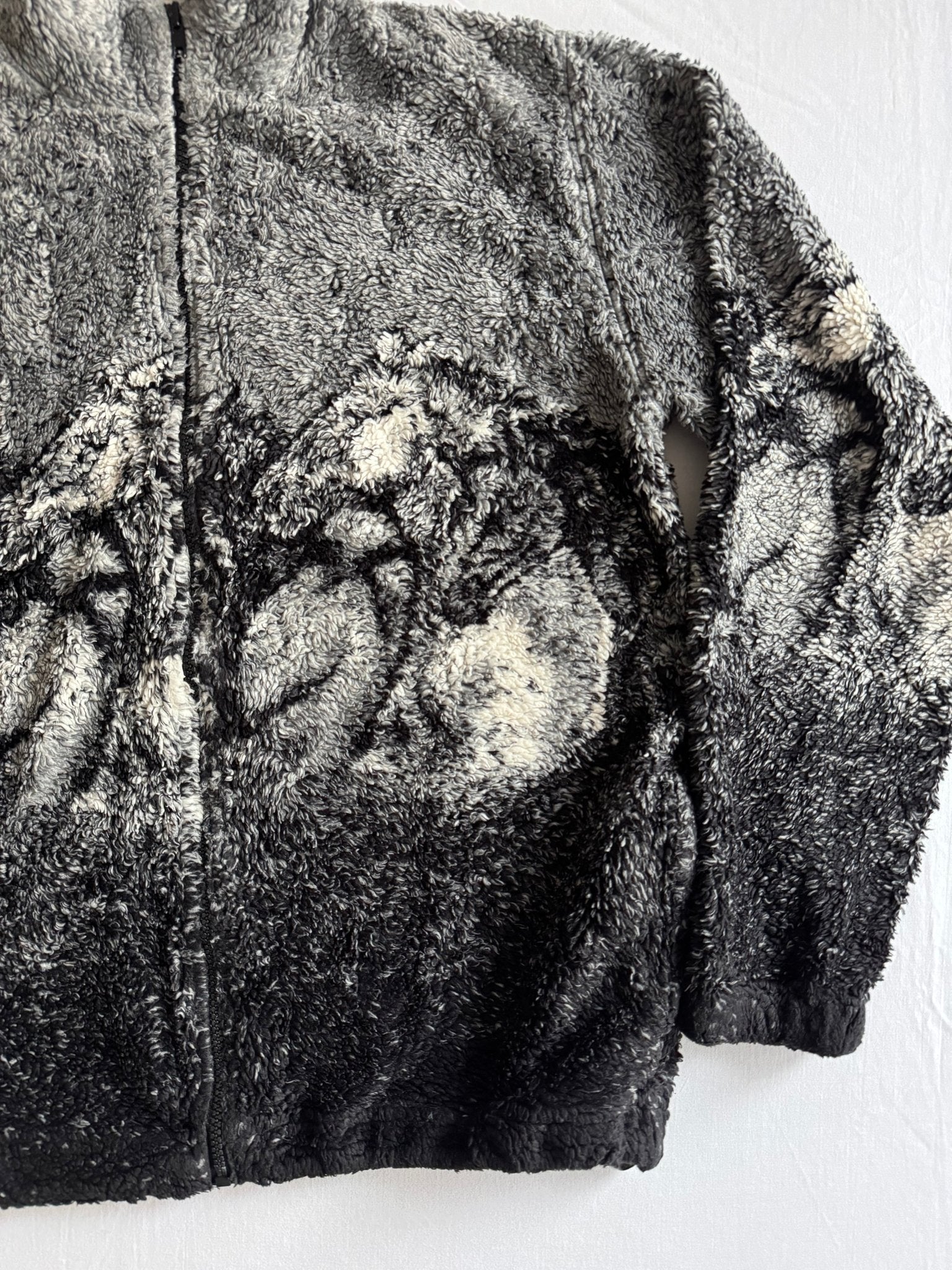 🐴 Fleece Vintage cu Print Cai – Mărimea M - anbracaminte