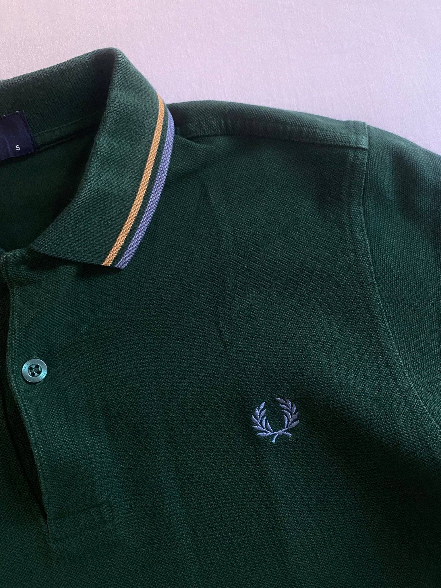 Fred Perry Dark Green Polo Shirt - anbracaminte