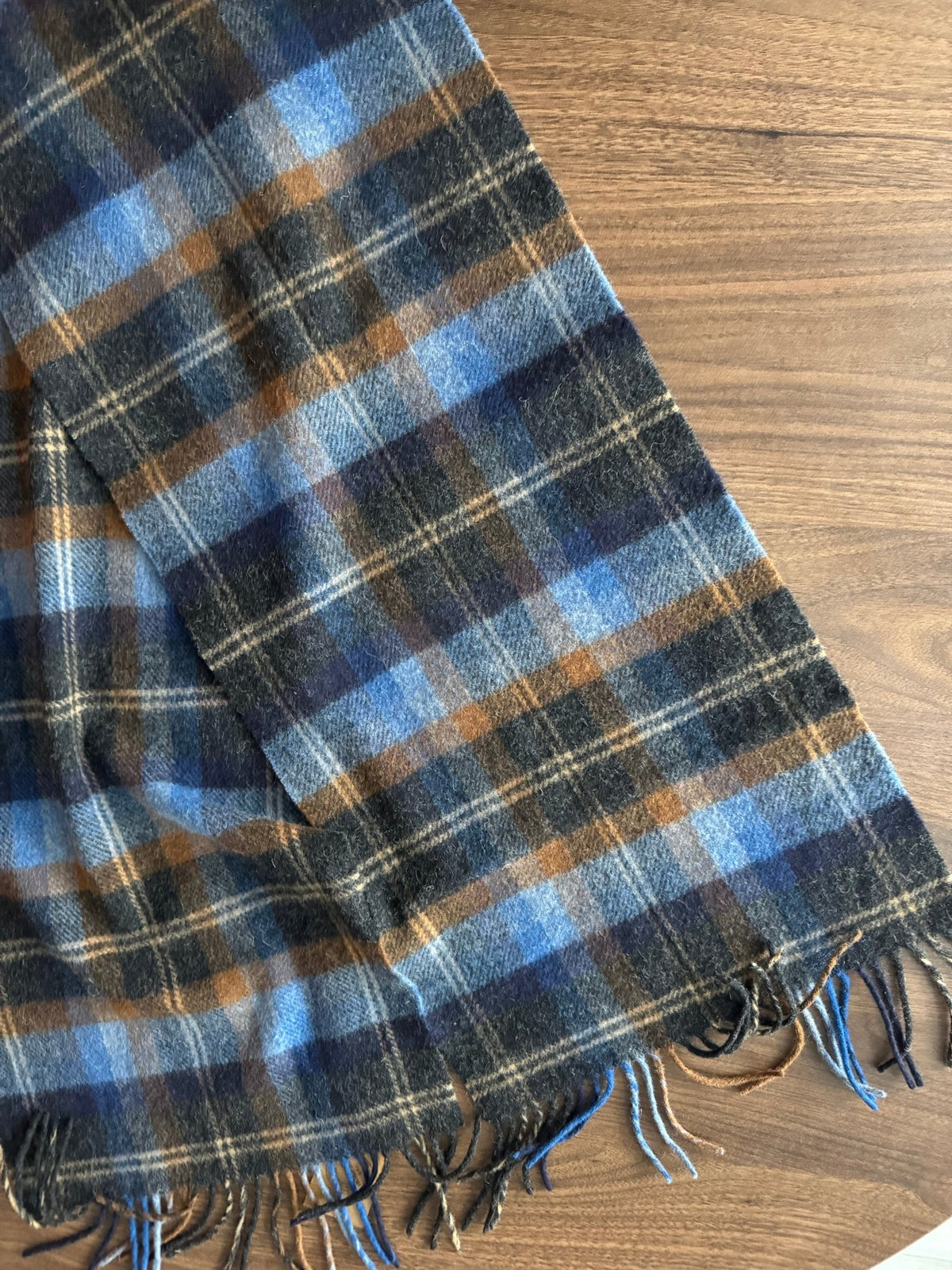 Fular Lână de Miel Vintage | Carouri | Made in Ireland - anbracaminte