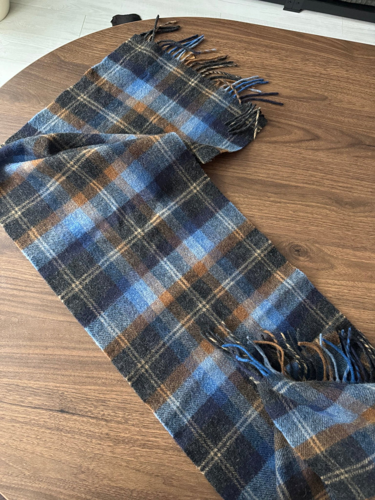 Fular Lână de Miel Vintage | Carouri | Made in Ireland - anbracaminte
