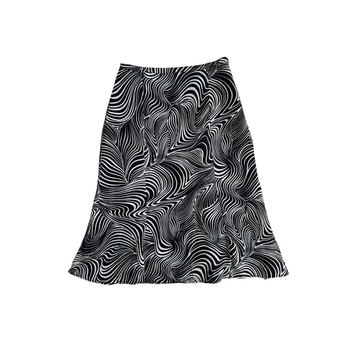 💁‍♀️Fustă A-Line Y2K Print Hipnotic | Made in Italy – S Damă - anbracaminte