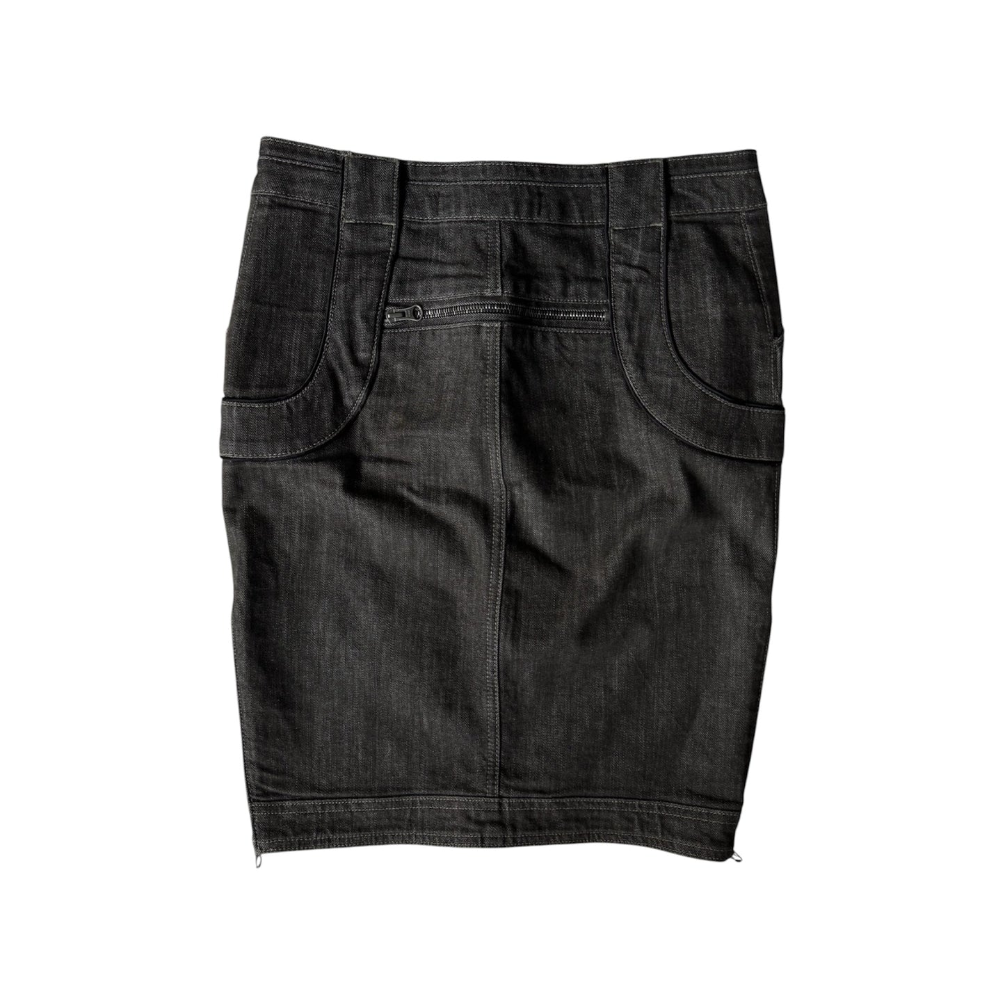 👗 Fustă Denim Maro Washed Stella McCartney x H&M – Mărimea S - anbracaminte