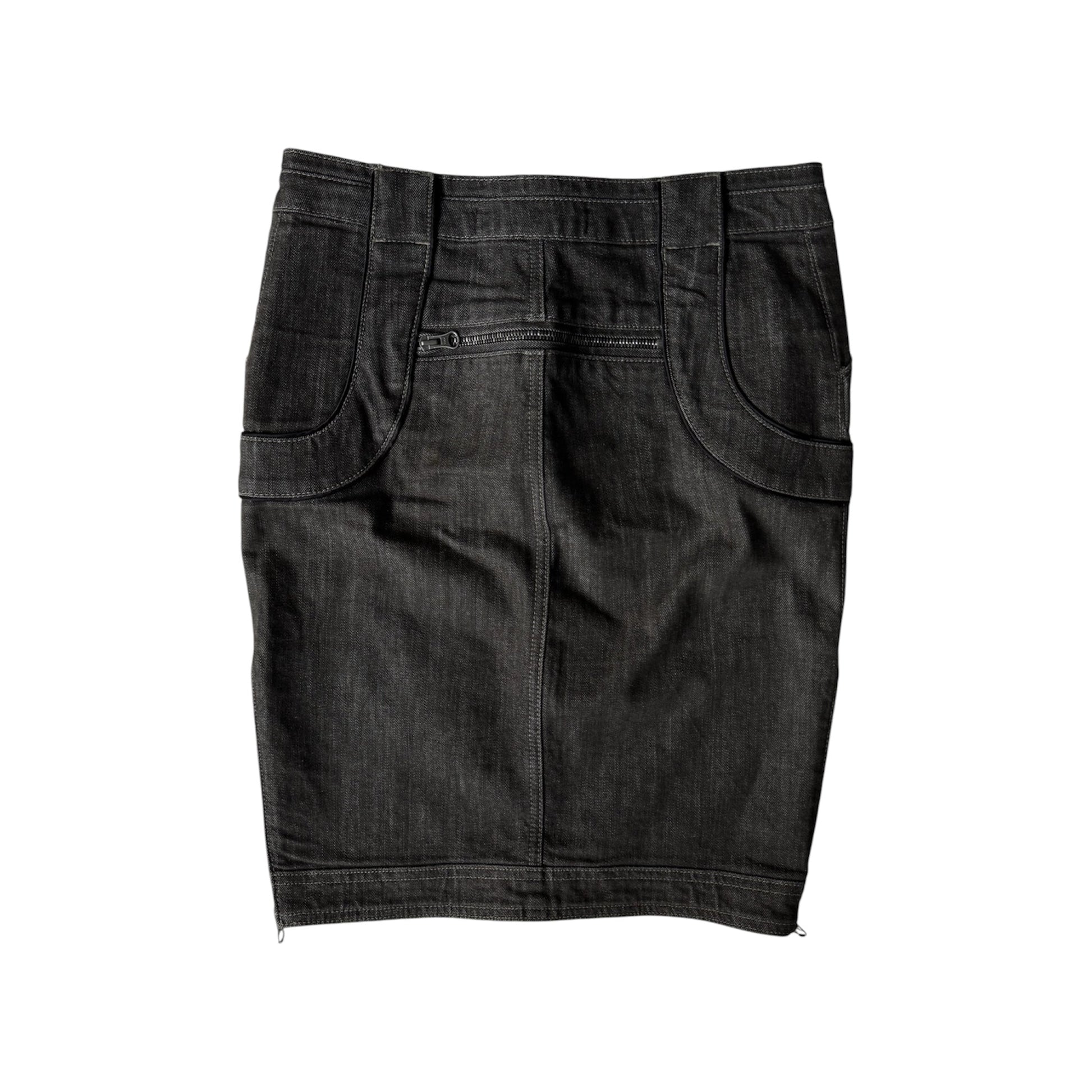 👗 Fustă Denim Maro Washed Stella McCartney x H&M – Mărimea S - anbracaminte