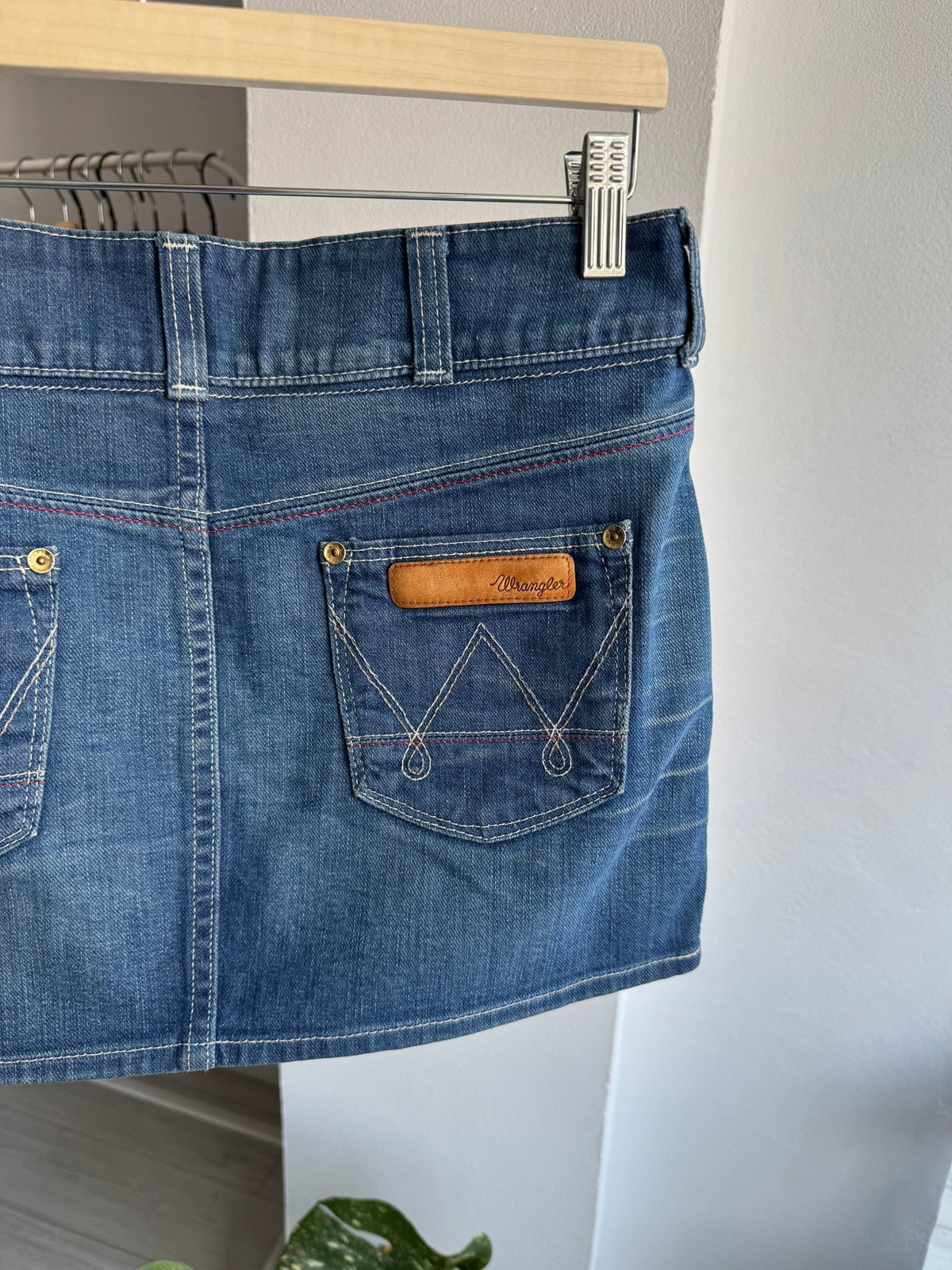 🤠 Fustă Denim Wrangler Y2K | M Damă (W28) - anbracaminte