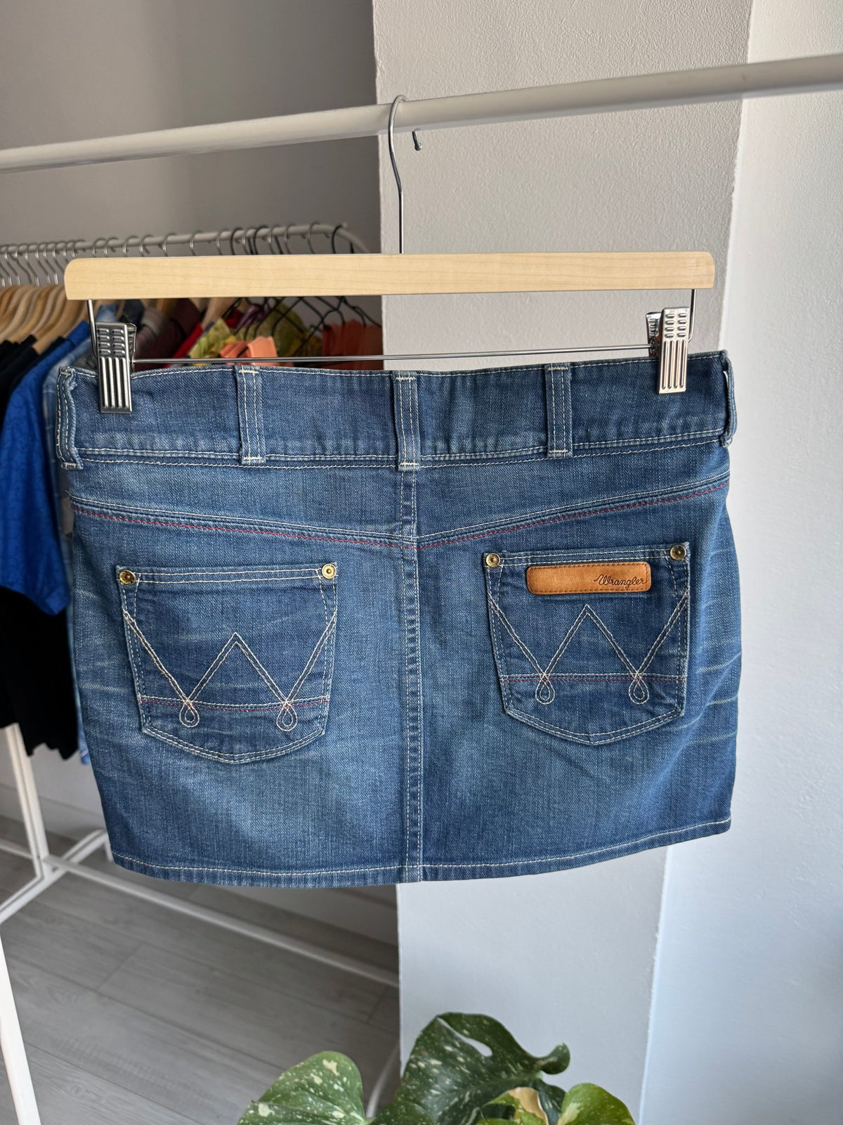 🤠 Fustă Denim Wrangler Y2K | M Damă (W28) - anbracaminte