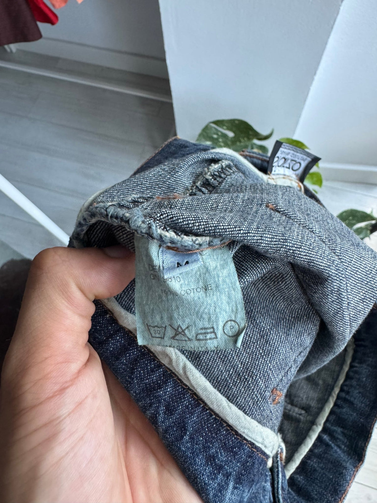 🐍 Fustă Denim Y2K cu Efect Snakeskin | Made in Italy – M Damă - anbracaminte