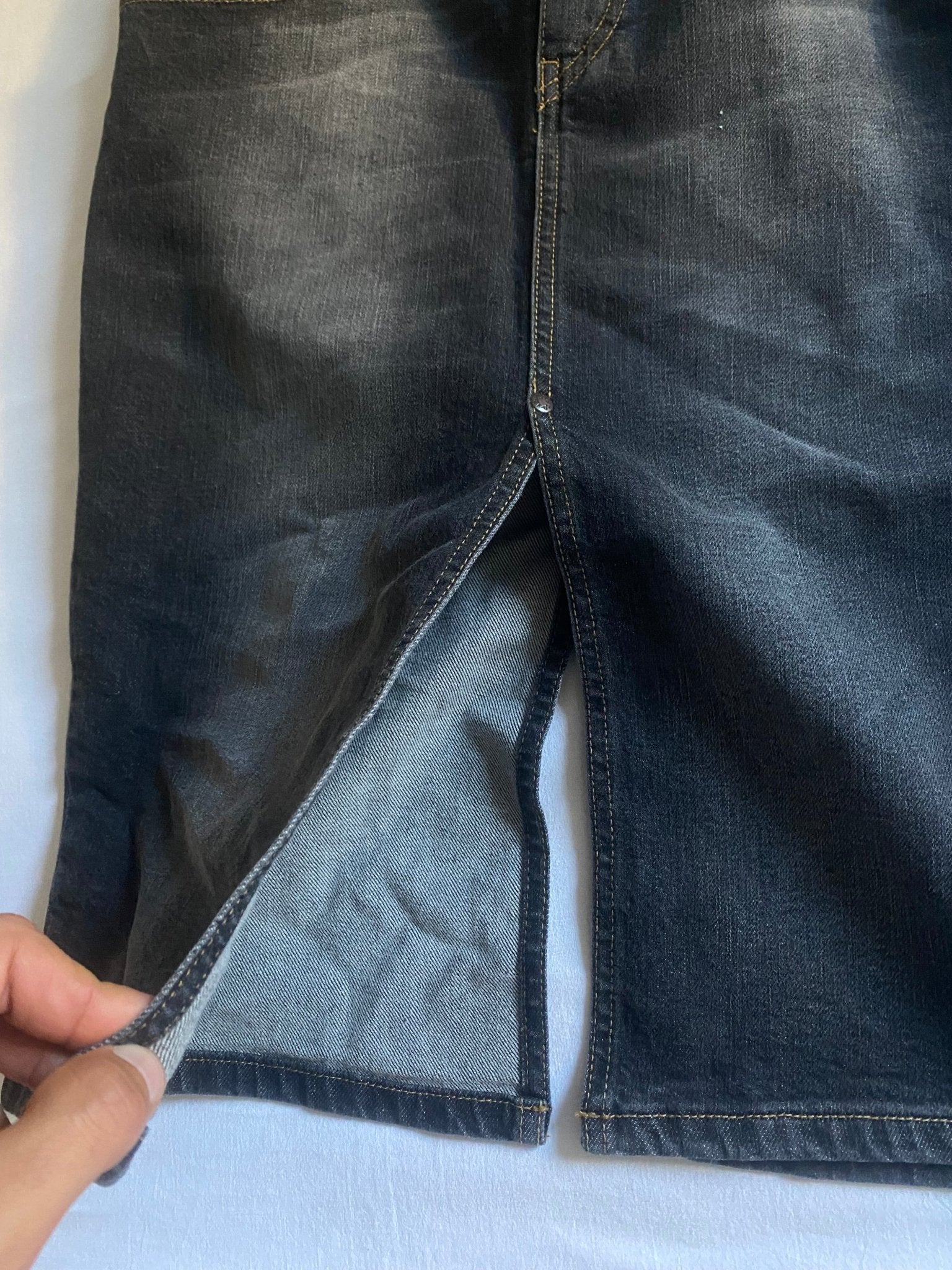 Fustă Denim Y2K Levi’s 669 – Midi – Mărime S - anbracaminte