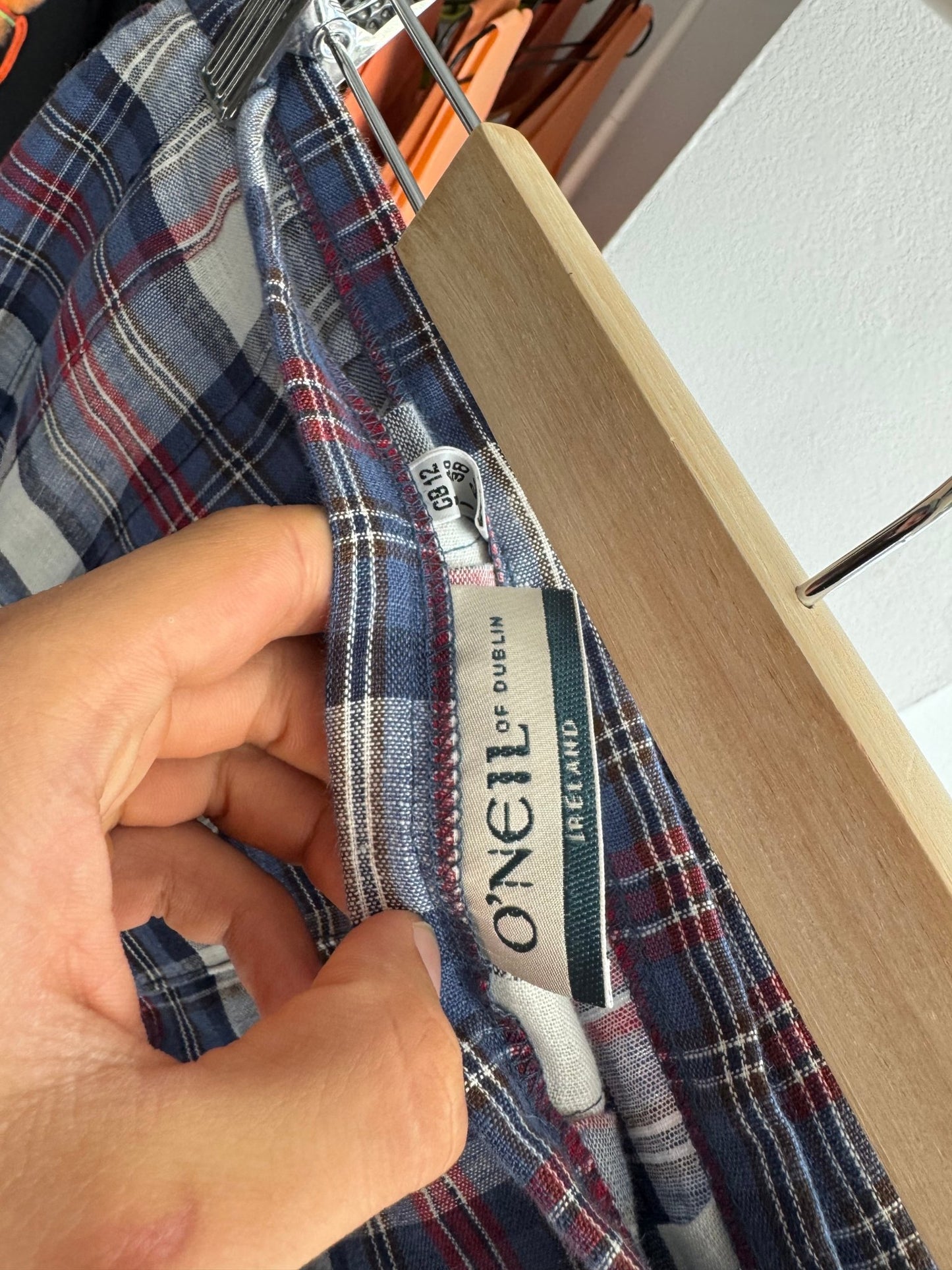 🇮🇪 Fustă Kilt Vintage de Vară – EU 40 Damă (M/L) – 100% In - anbracaminte