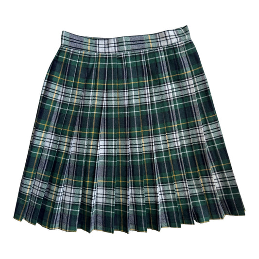 Fustă Lână Vintage Femei | Tartan Plisat | S Aproximativ - anbracaminte