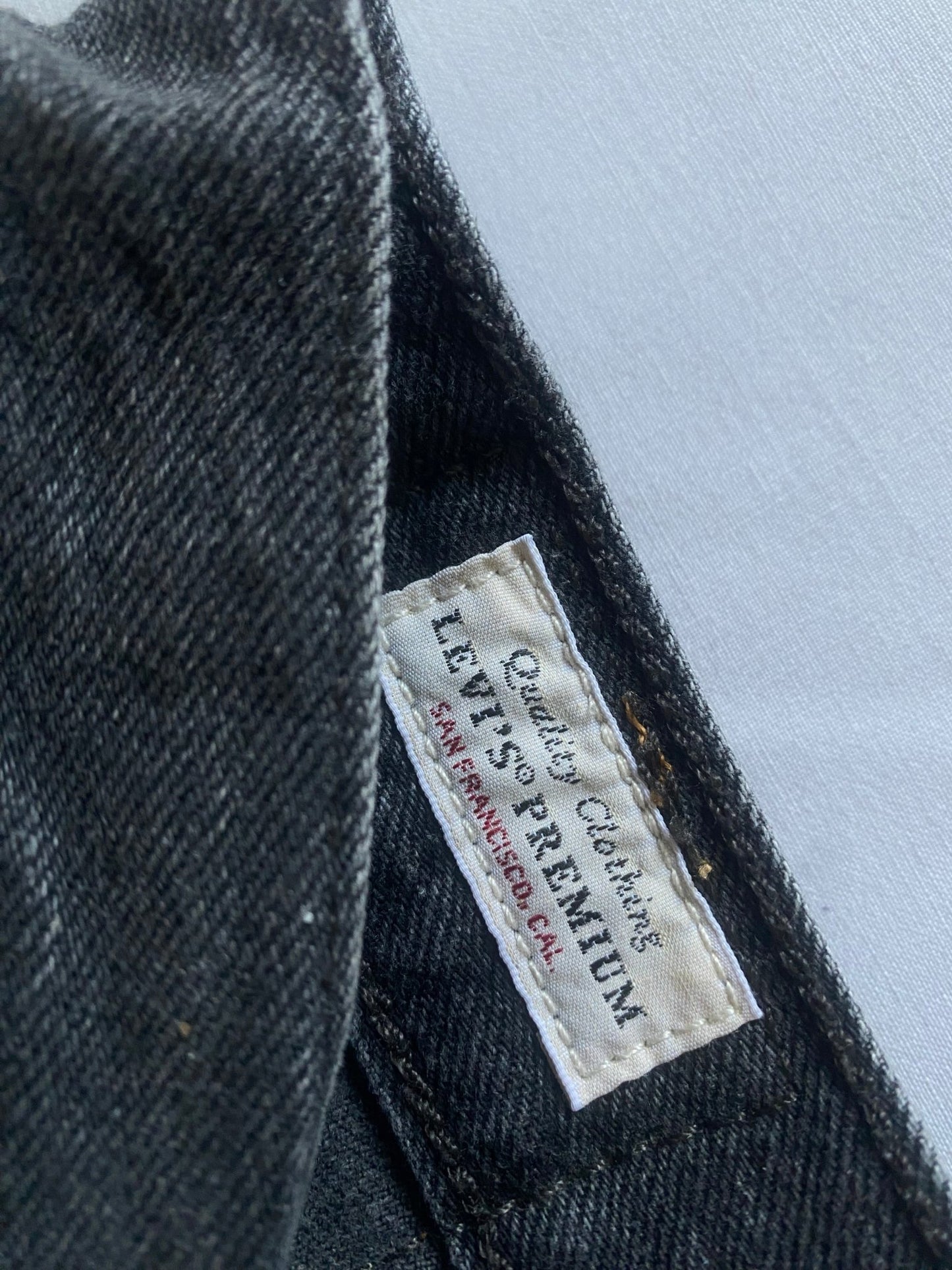 Fustă Levi’s High Rise Deconstructed – Black Washed Denim – Mărime 29 - anbracaminte