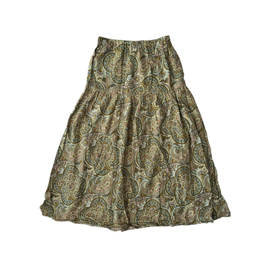 ☀️ Fustă Maxi Vintage cu Print Paisley – IT 44 Damă (M/L) - anbracaminte