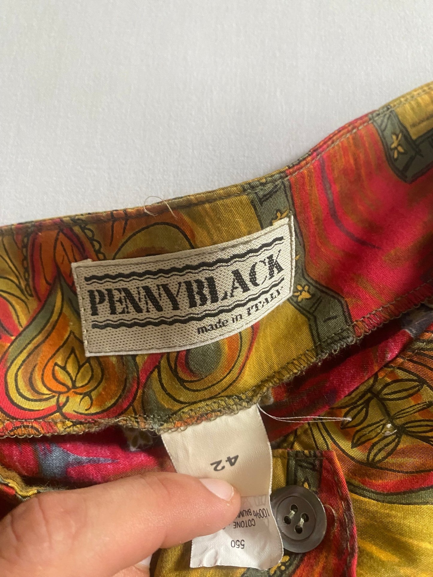 Fustă Midi Pennyblack cu Print Vibrant – Mărime M 🎨 - anbracaminte