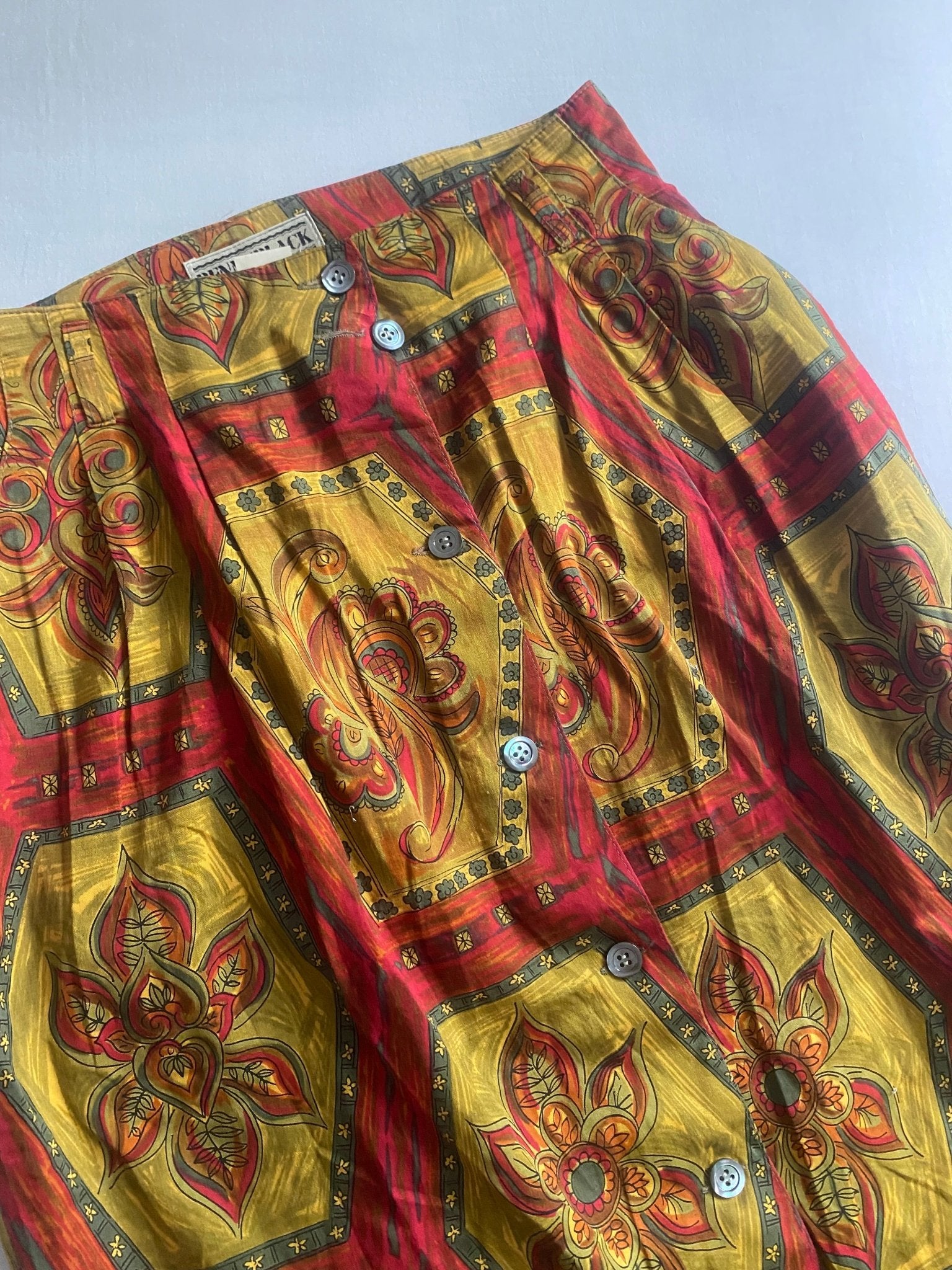 Fustă Midi Pennyblack cu Print Vibrant – Mărime M 🎨 - anbracaminte