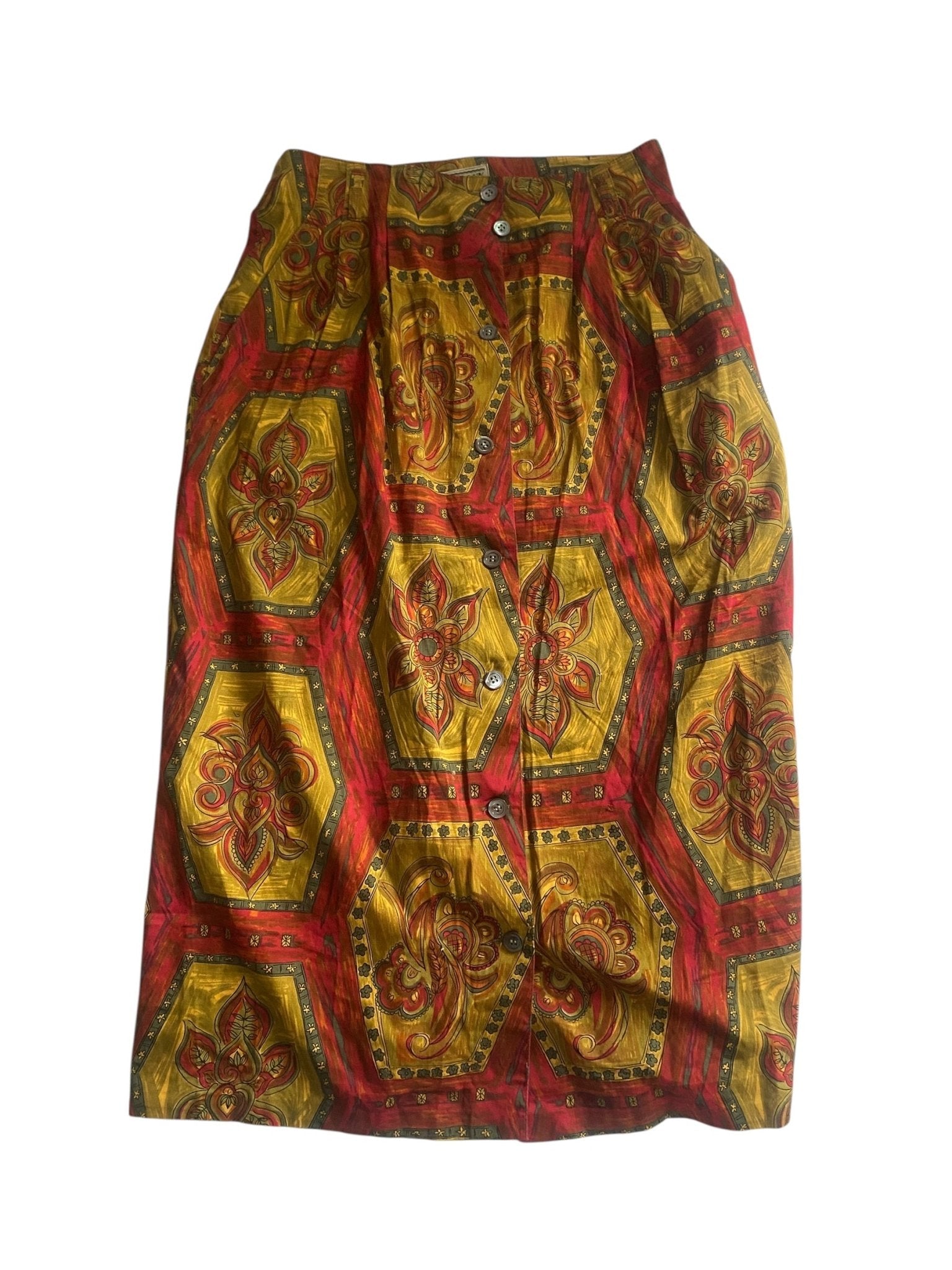 Fustă Midi Pennyblack cu Print Vibrant – Mărime M 🎨 - anbracaminte