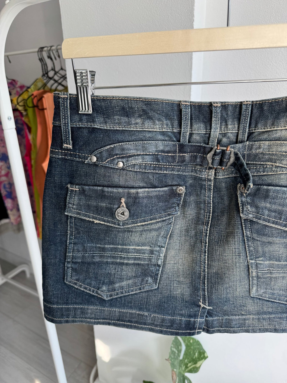 ☀️ Fustă Mini Buckleback Y2K G-Star Raw – US 29 Damă (M) - anbracaminte