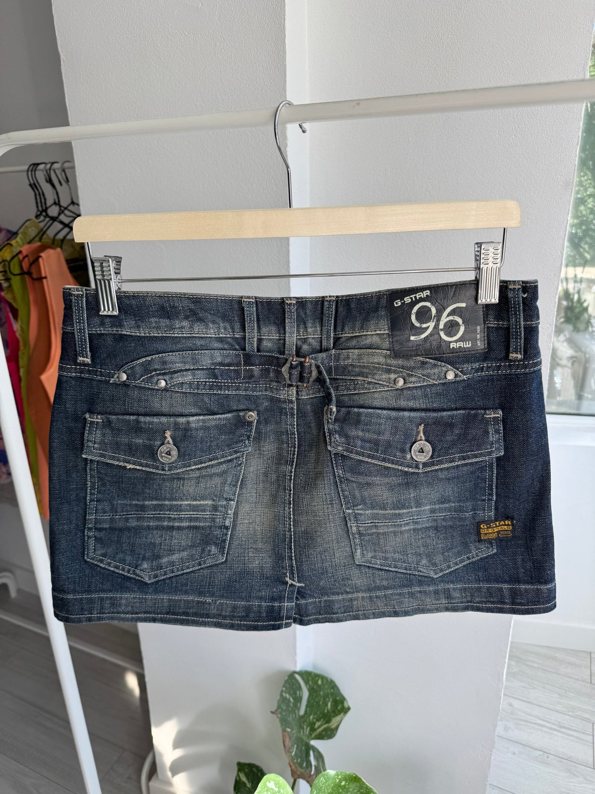 ☀️ Fustă Mini Buckleback Y2K G-Star Raw – US 29 Damă (M) - anbracaminte